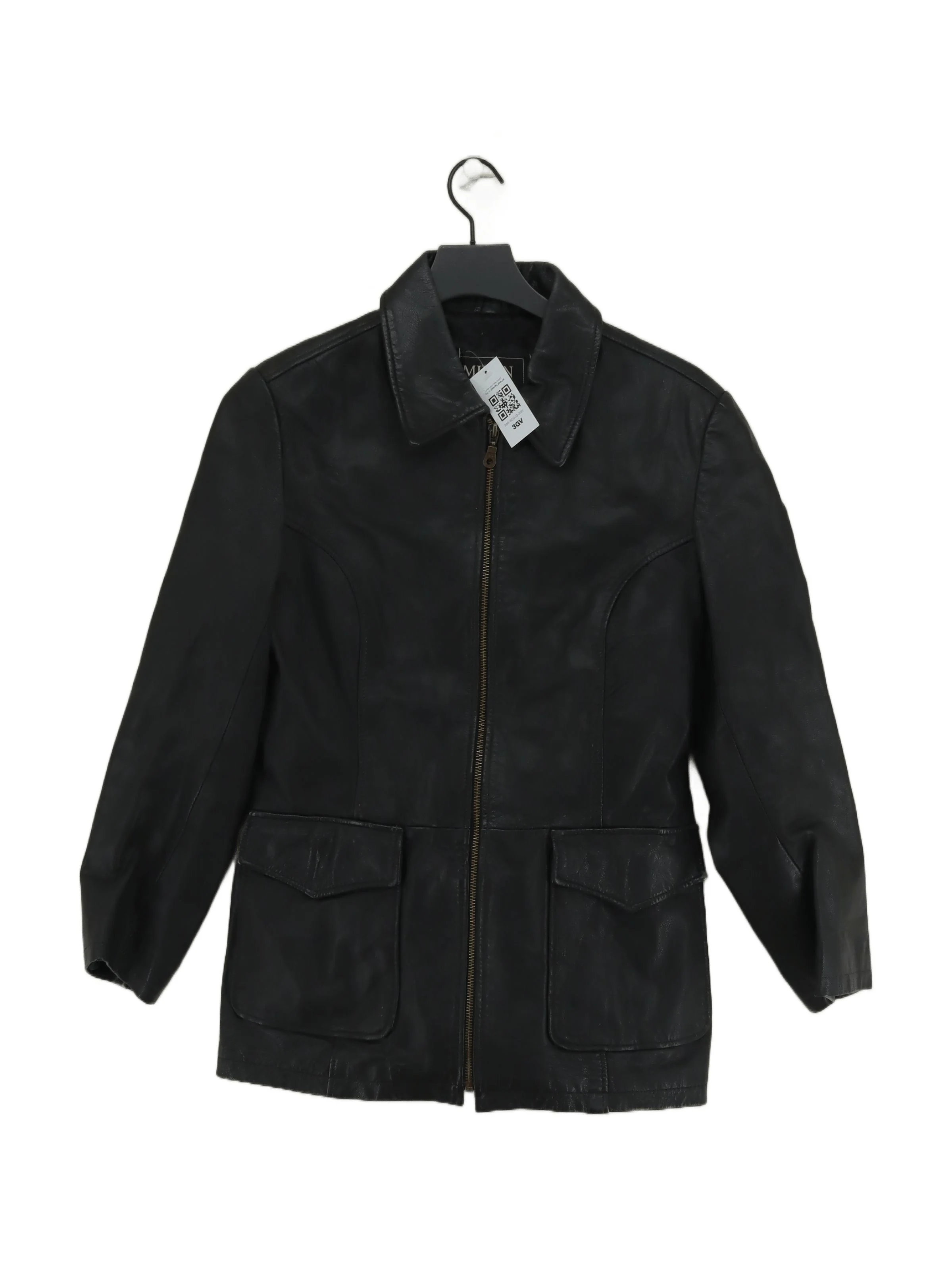 Milan Leather Motorcycle Jacket jacket black