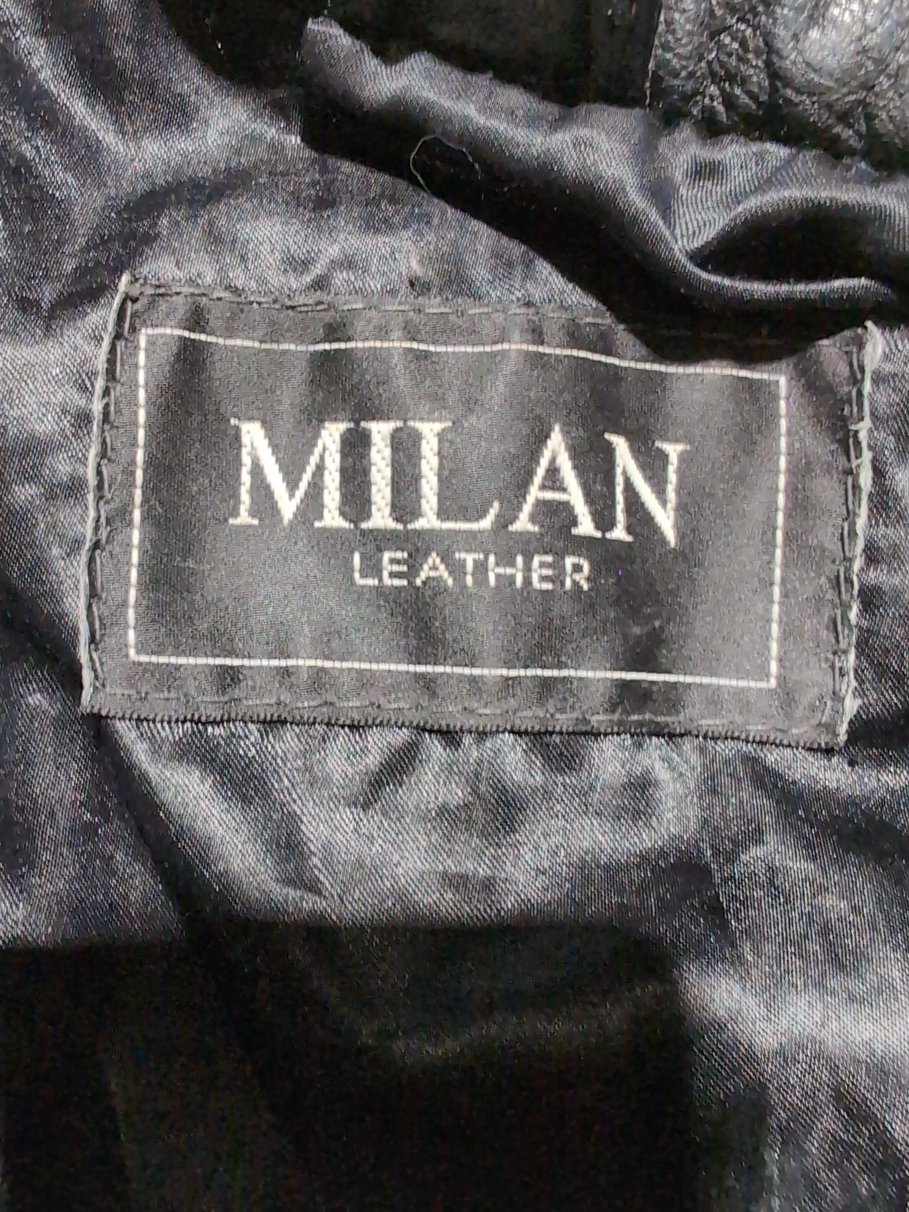 Milan Leather Motorcycle Jacket jacket black - Image 5