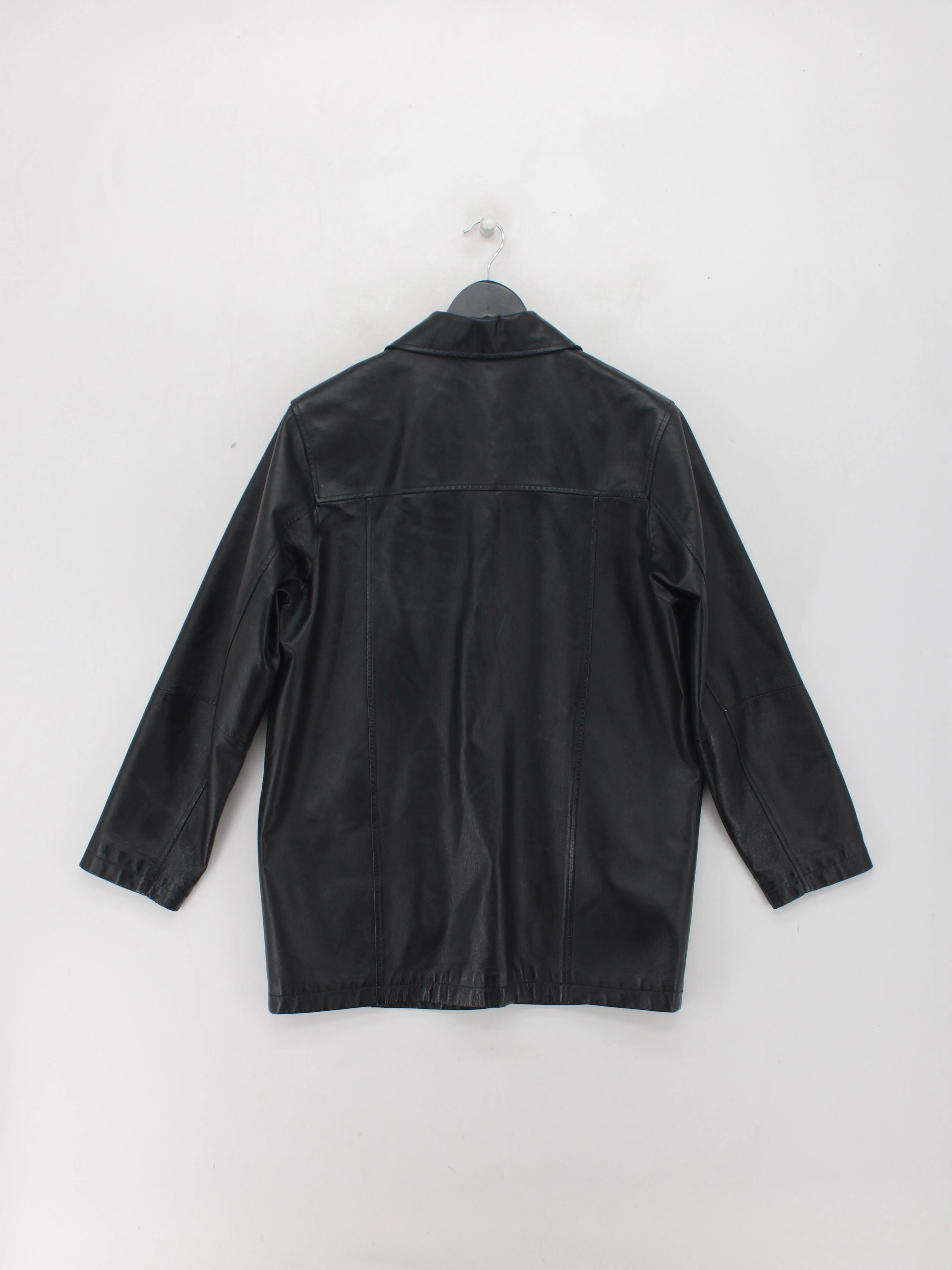 Milan Leather Motorcycle Jacket jacket black - Image 2