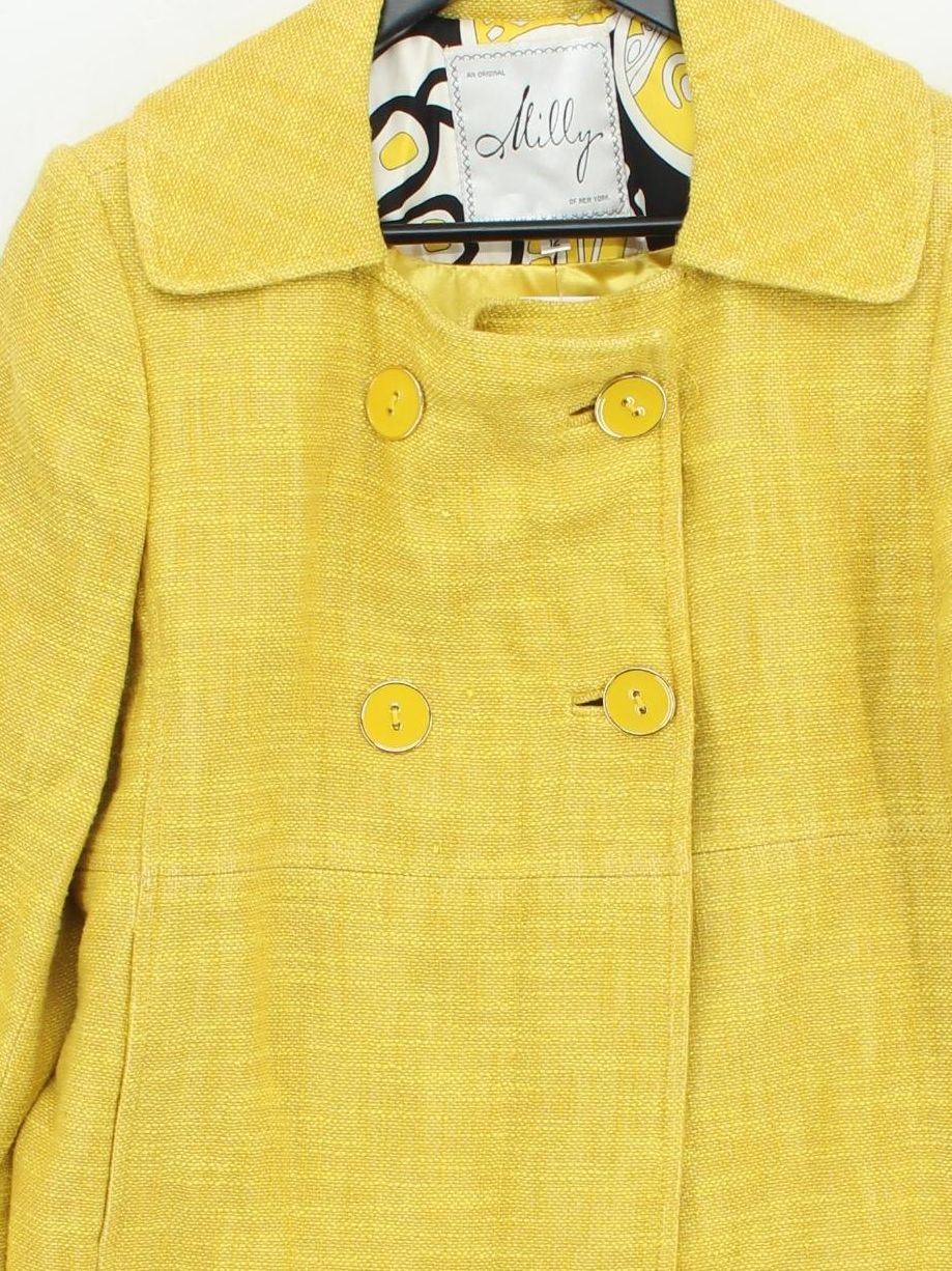 Milly Bomber Jacket jacket yellow - Image 3