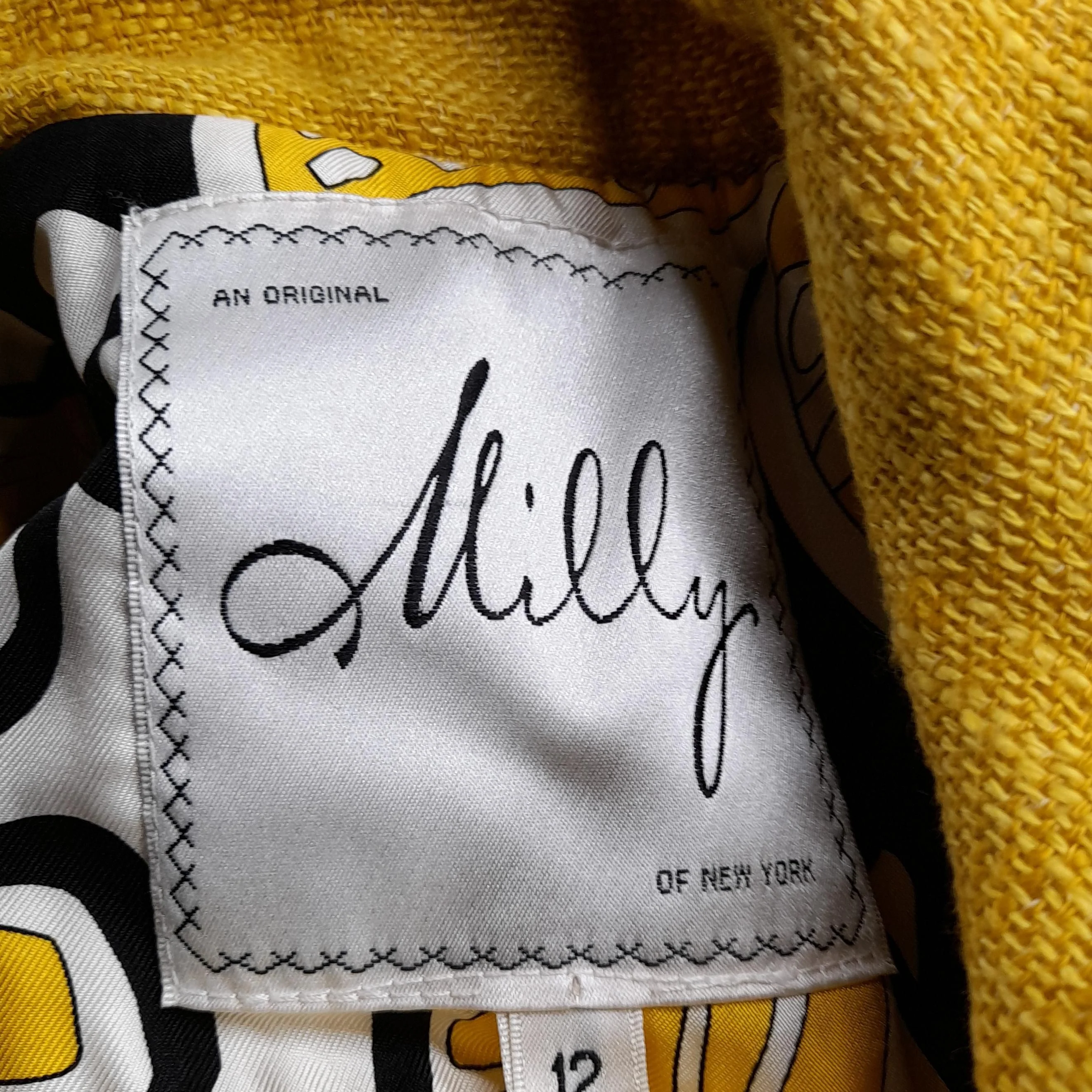 Milly Bomber Jacket jacket yellow - Image 6