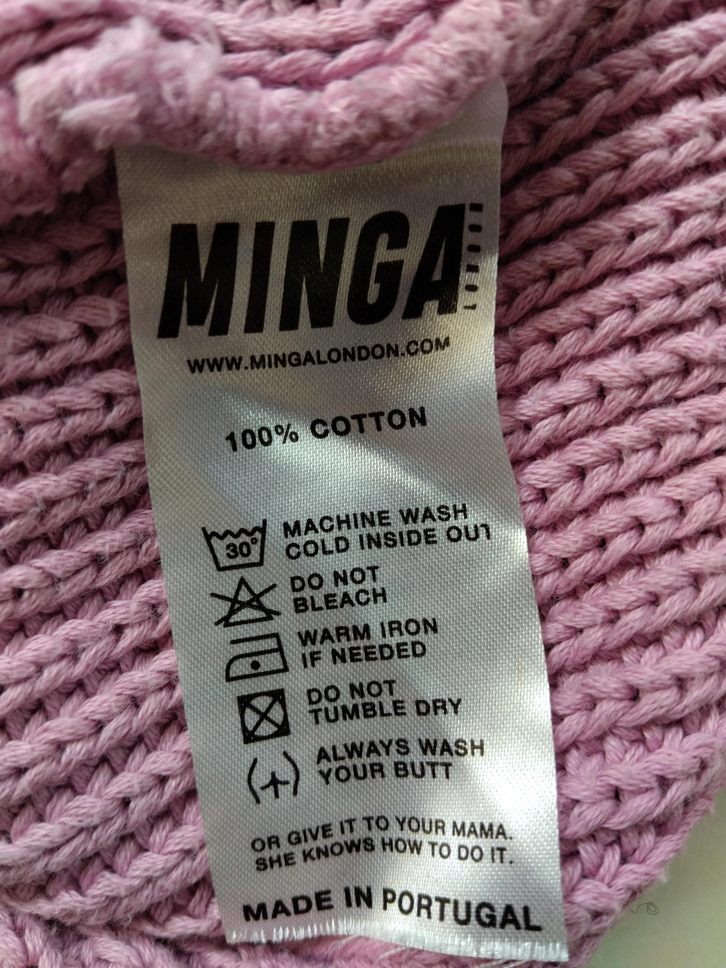 Minga London Women's Cardigan Pink 100% Cotton V-Neck Cardigan - Image 8