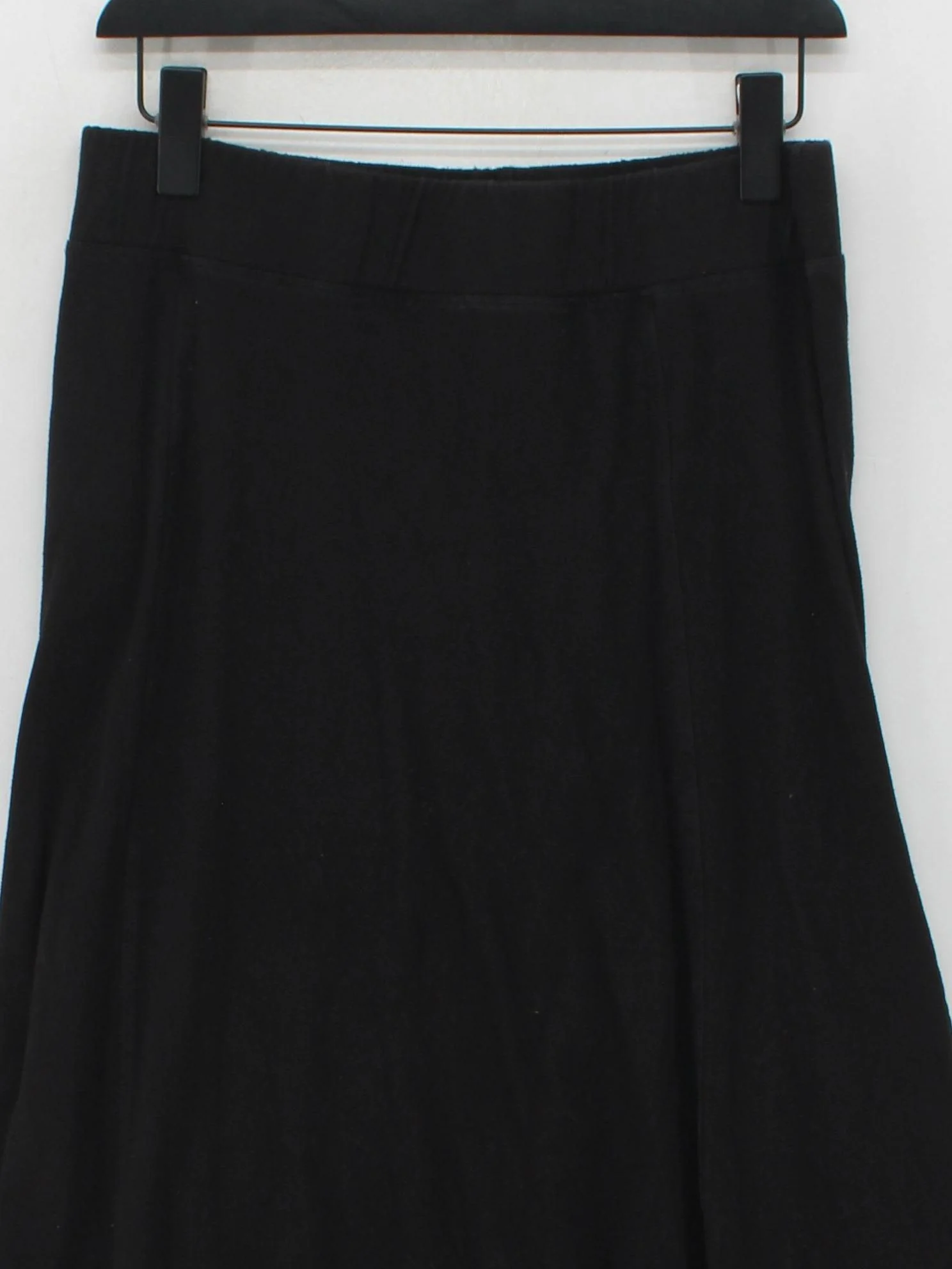 Minga London Women's Maxi Skirt L Black Cotton with Elastane Long Maxi - Image 3