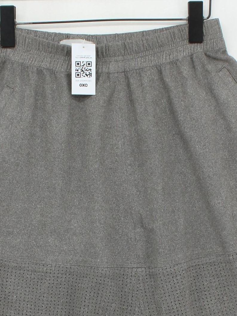 Minimum Women's Mini Skirt UK 8 Grey Polyester with Elastane, Cotton Short Mini - Image 3