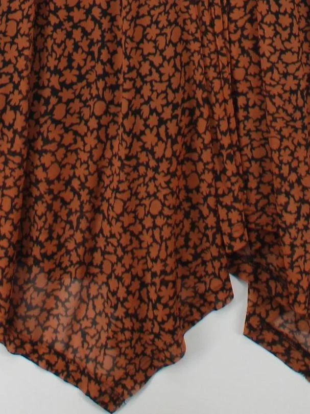 Mint Velvet A-Line Midi Dress UK12 in Tan - Image 4