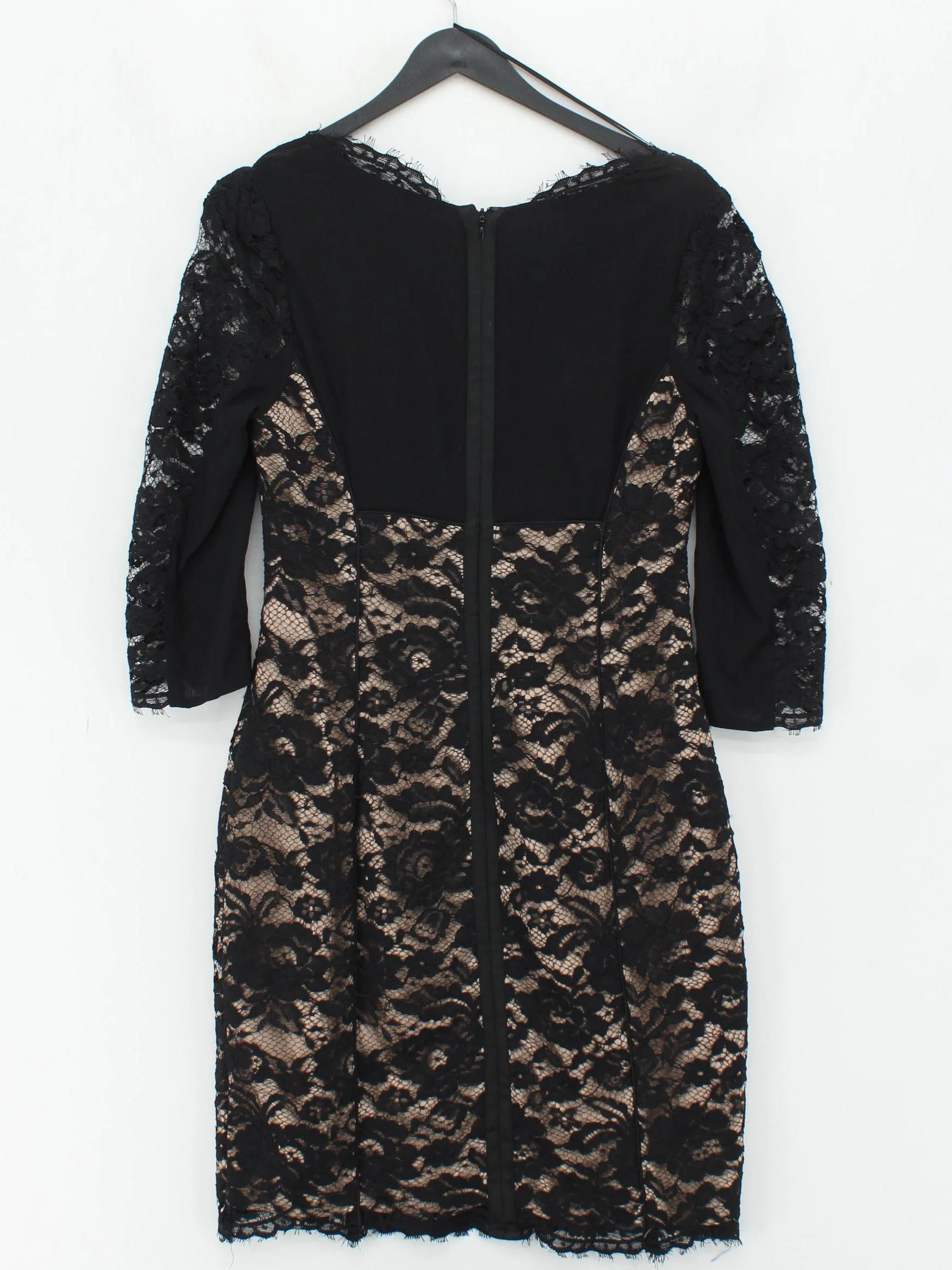 Mint Velvet Bodycon Midi Dress UK12 in Black - Image 2