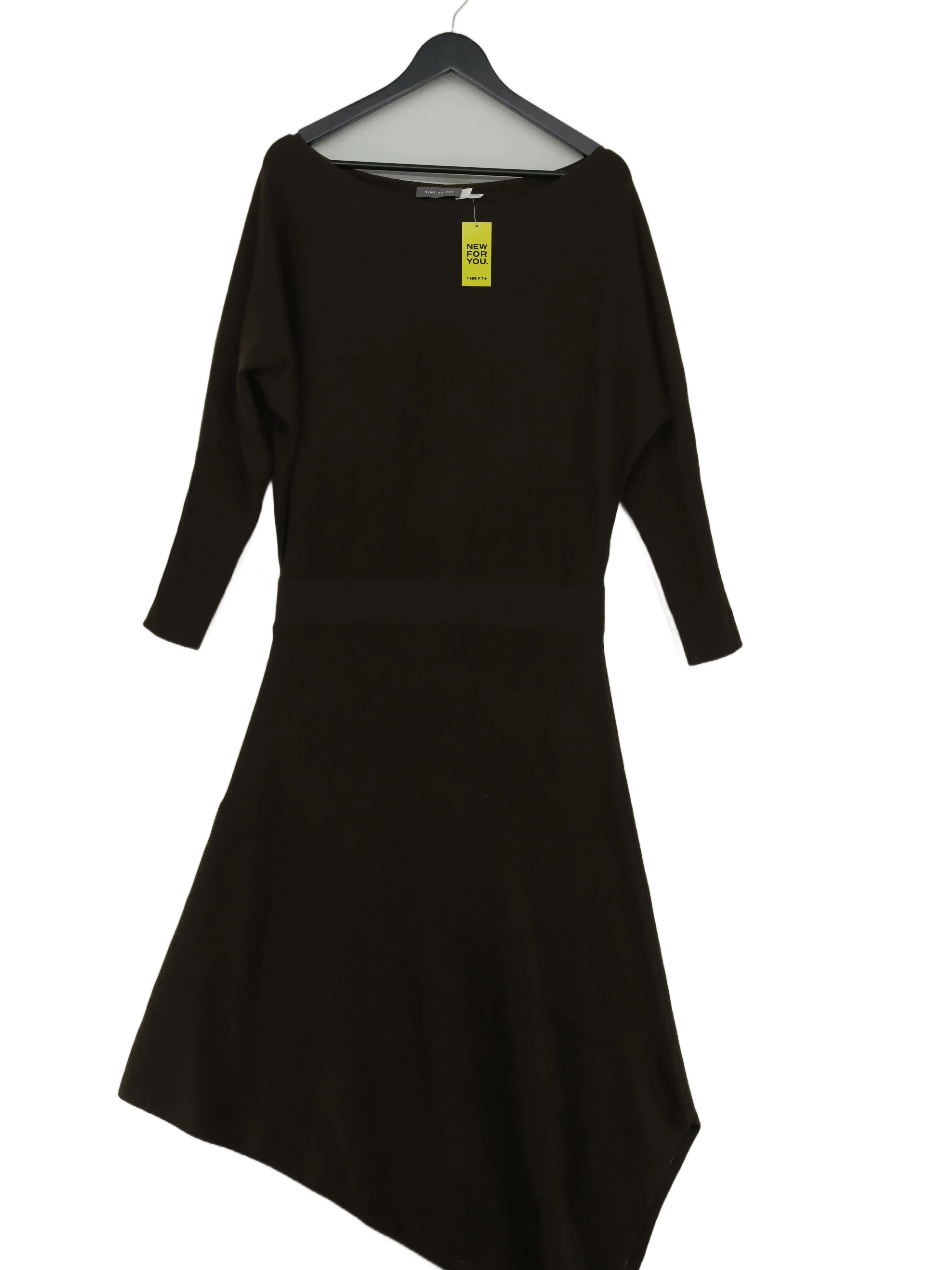 Mint Velvet Jumper Midi Dress L in Green