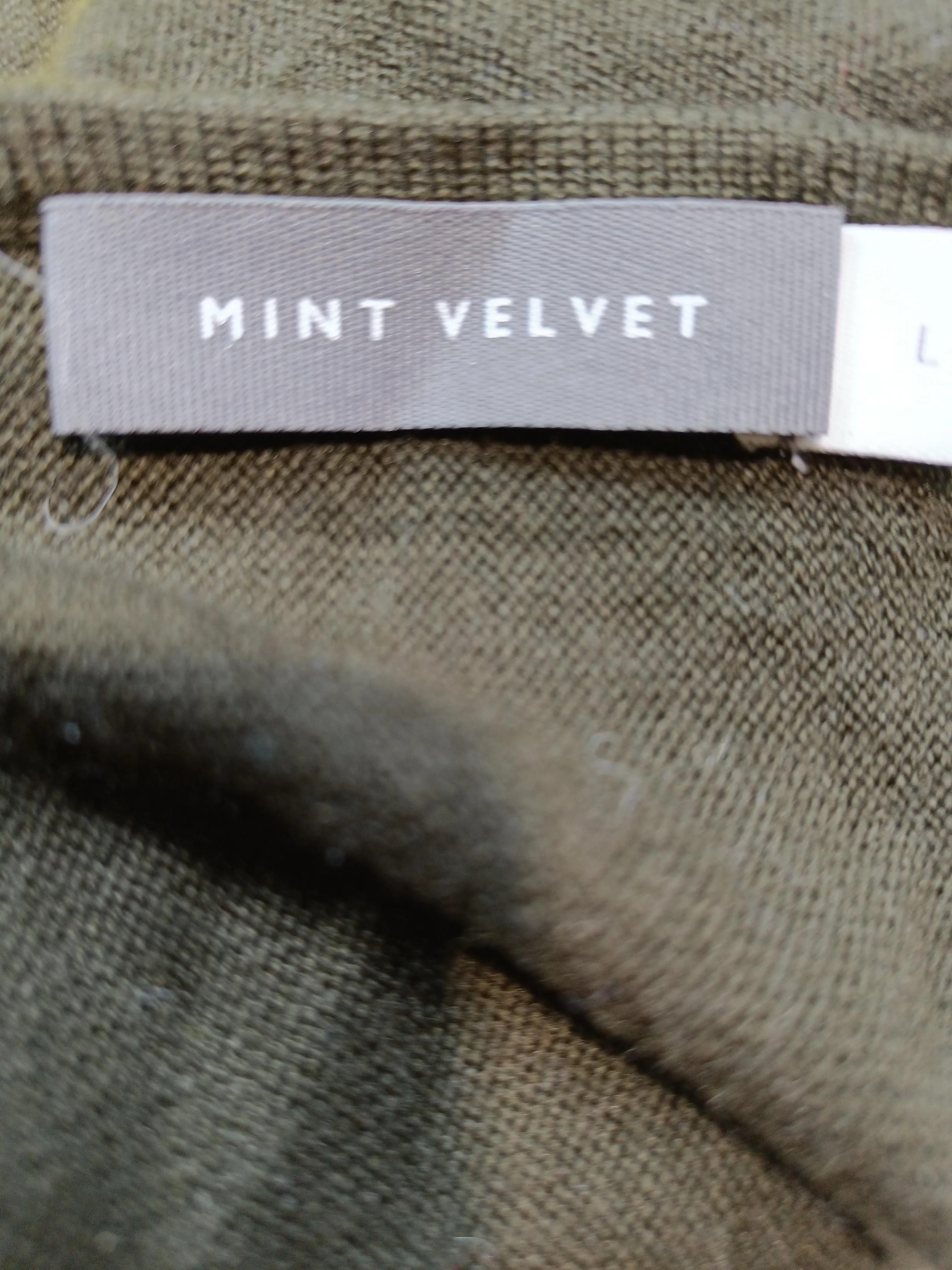 Mint Velvet Jumper Midi Dress L in Green - Image 5