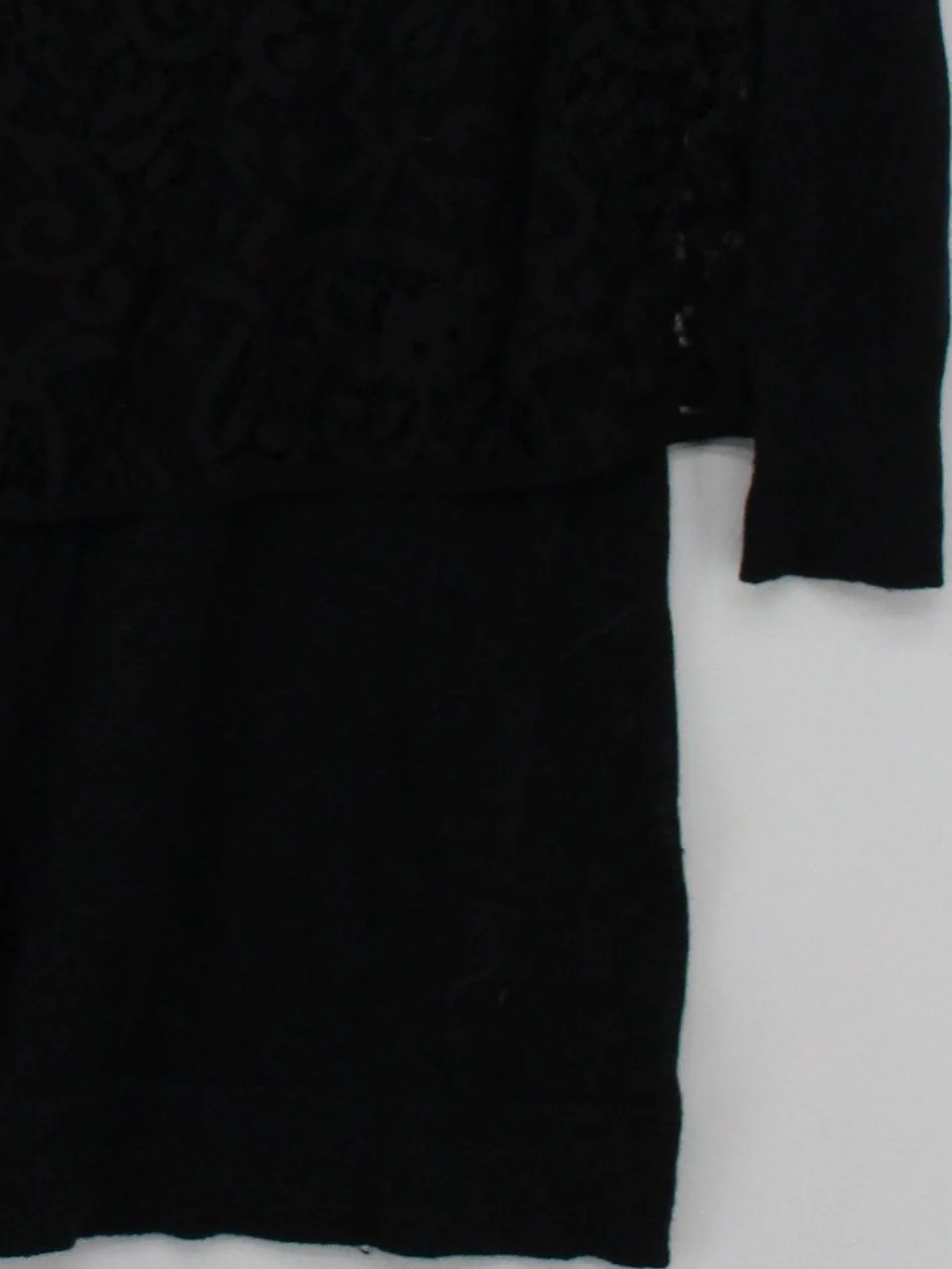 Mint Velvet Jumper Mini Dress UK10 in Black - Image 4