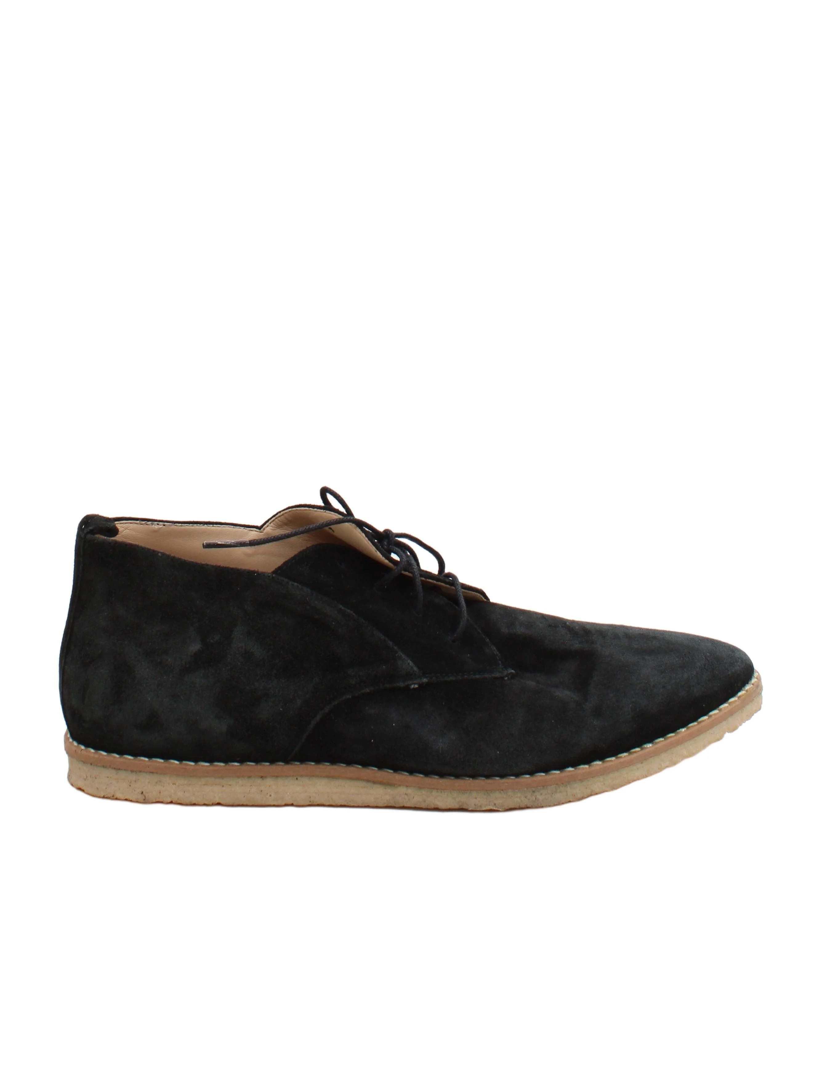 Mint Velvet Men's Boots UK 6 Black 100% Suede Desert
