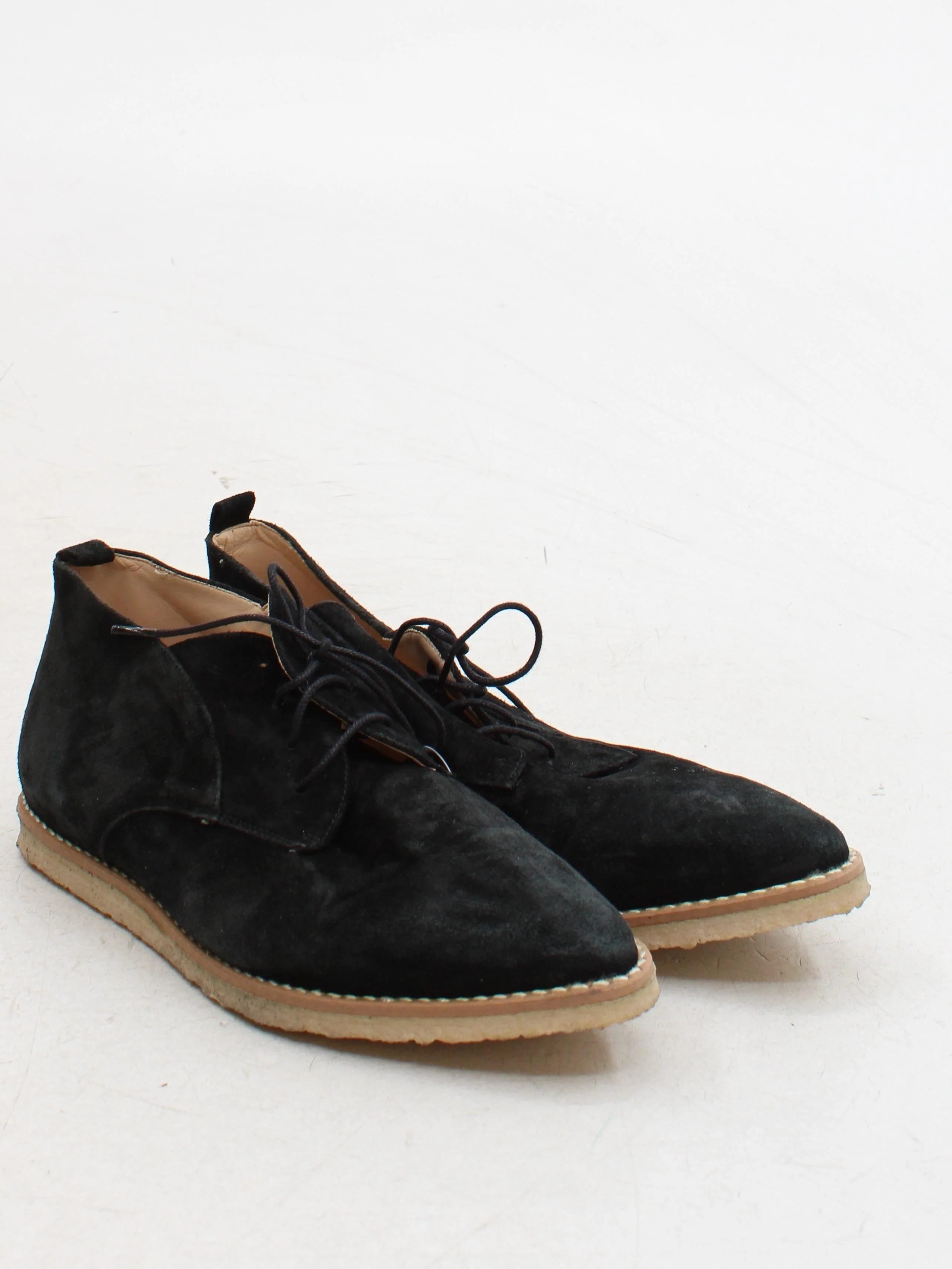 Mint Velvet Men's Boots UK 6 Black 100% Suede Desert - Image 4