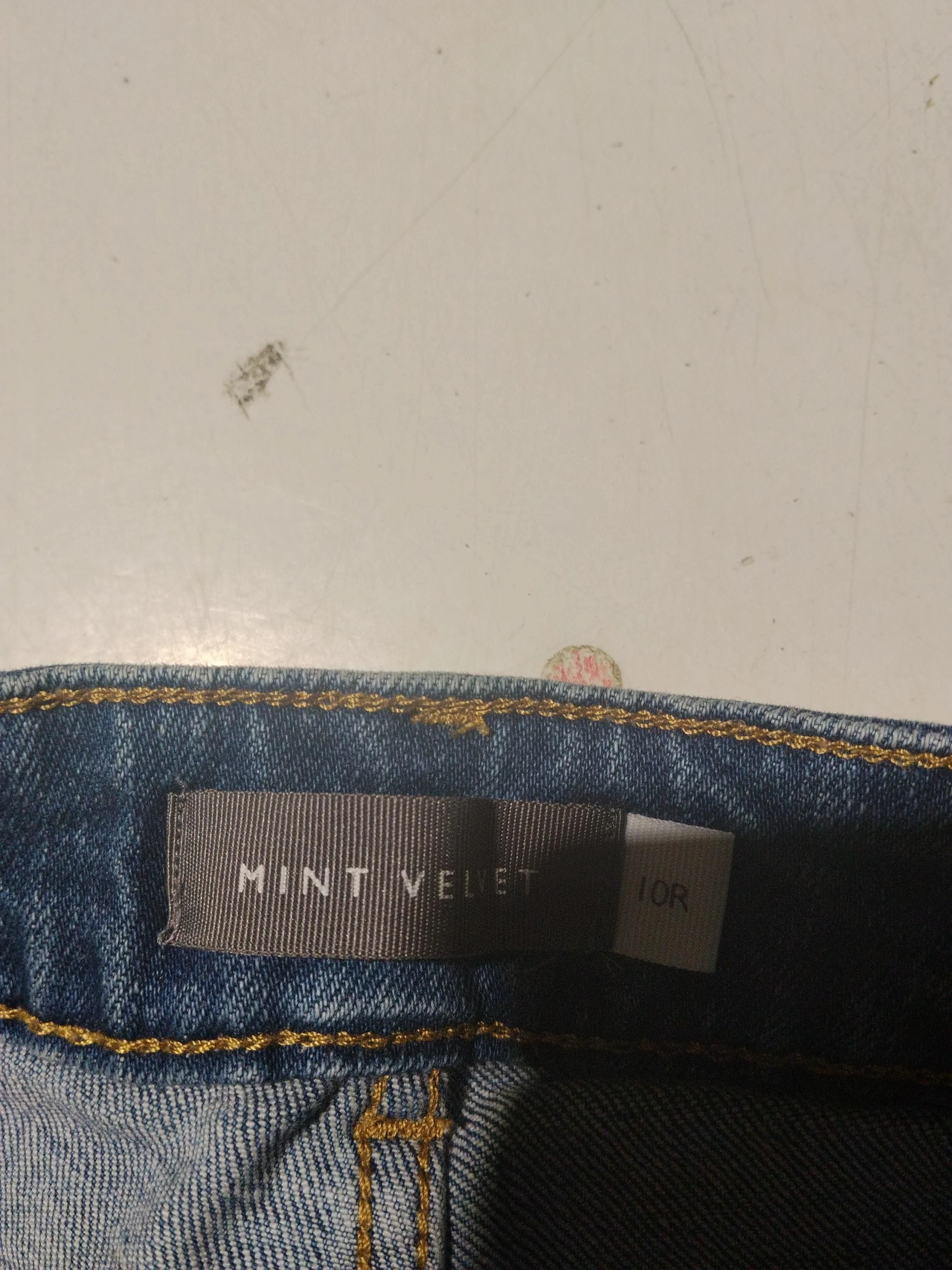 Mint Velvet Men's Jeans W 28 in; L 30 in Blue Cotton with Elastane Straight - Image 5