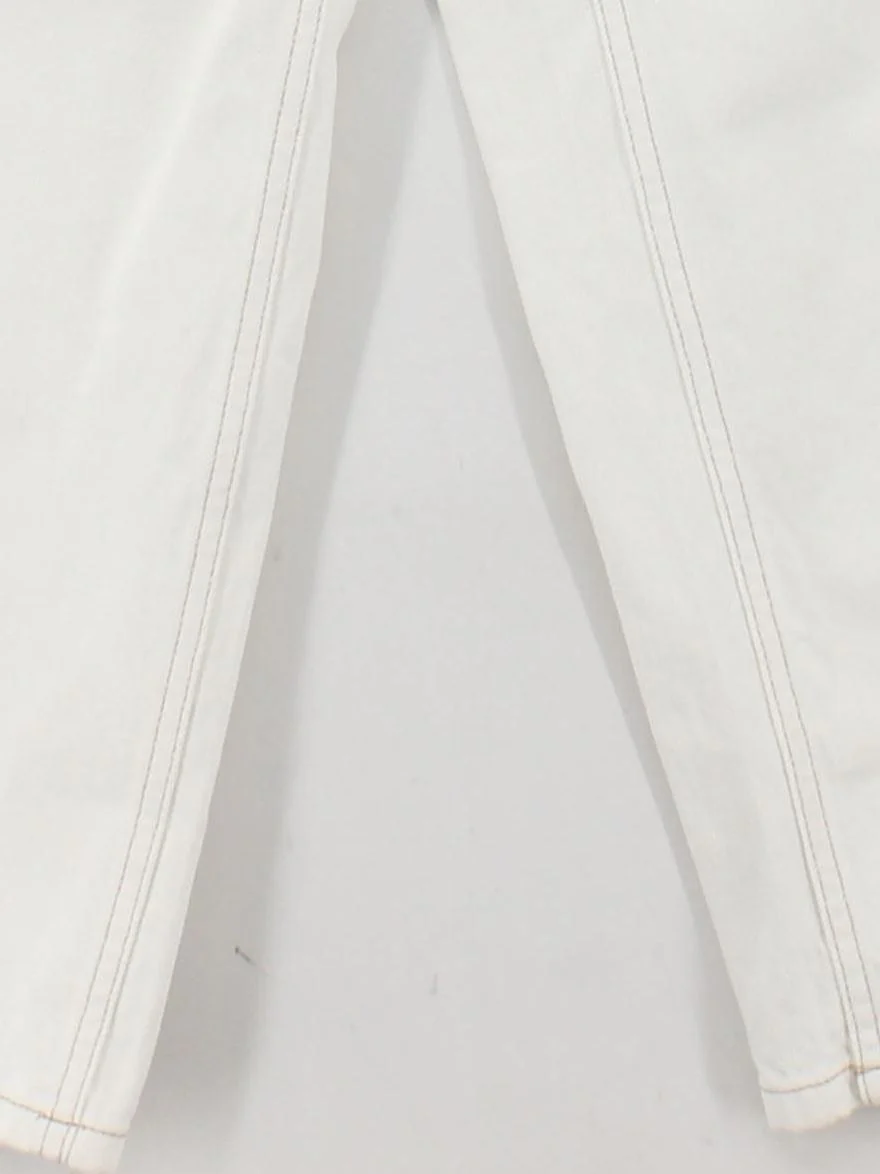 Mint Velvet Men's Jeans W 36 in White 100% Cotton Wide-Leg - Image 4