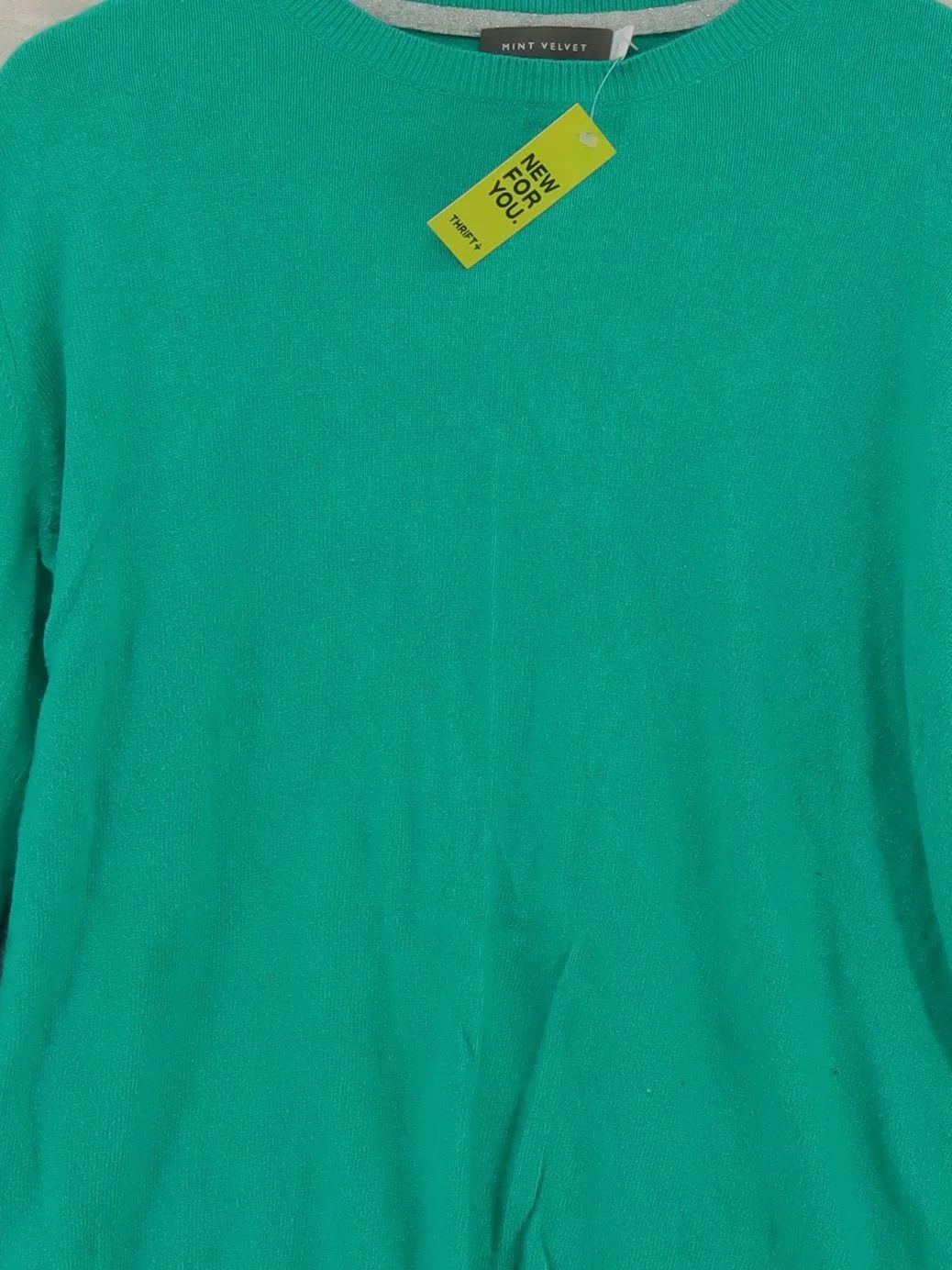 Mint Velvet Men's Jumper L Green Cotton - Image 3