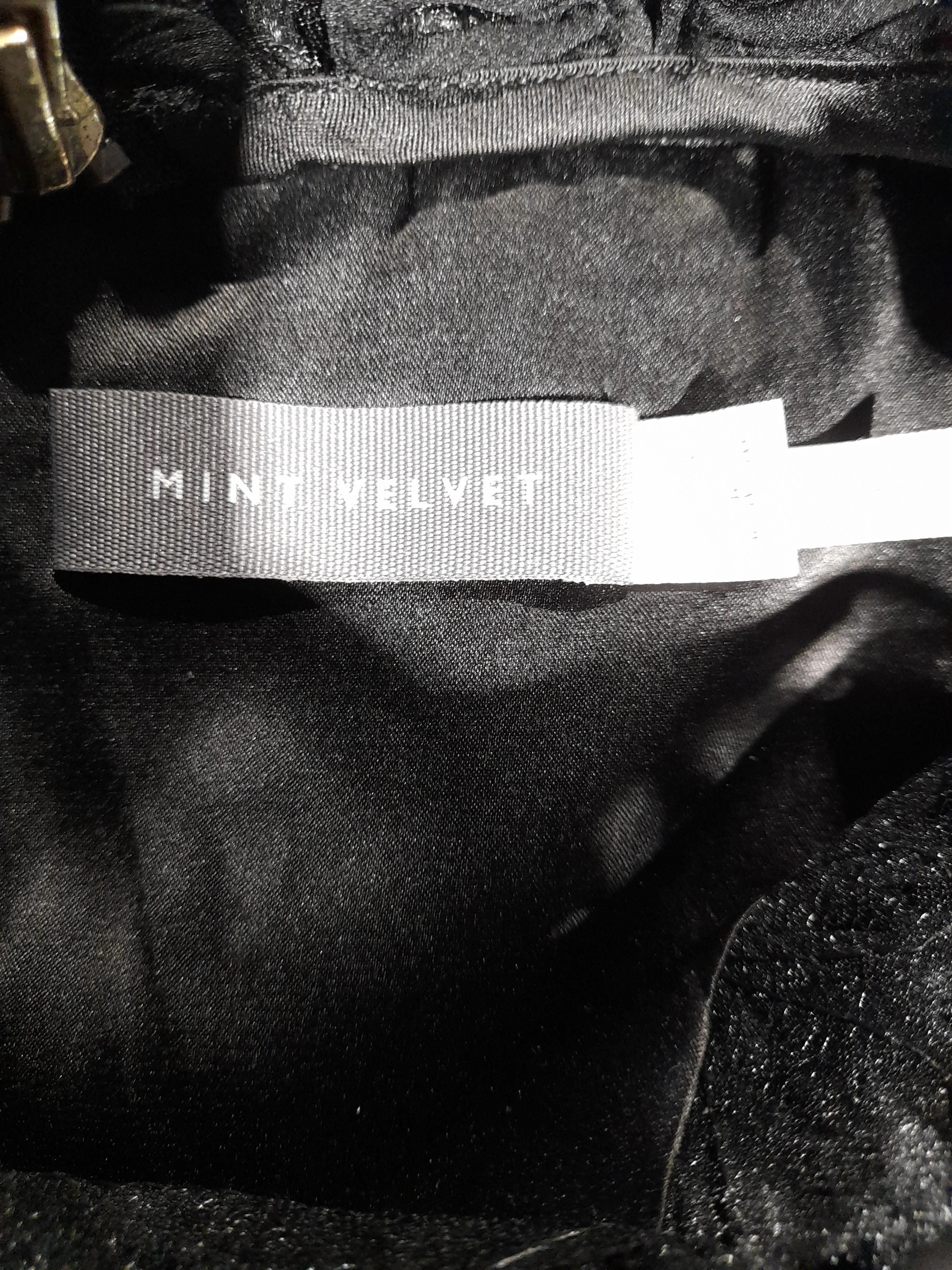 Mint Velvet Mini Dress UK18 in Black - Image 5