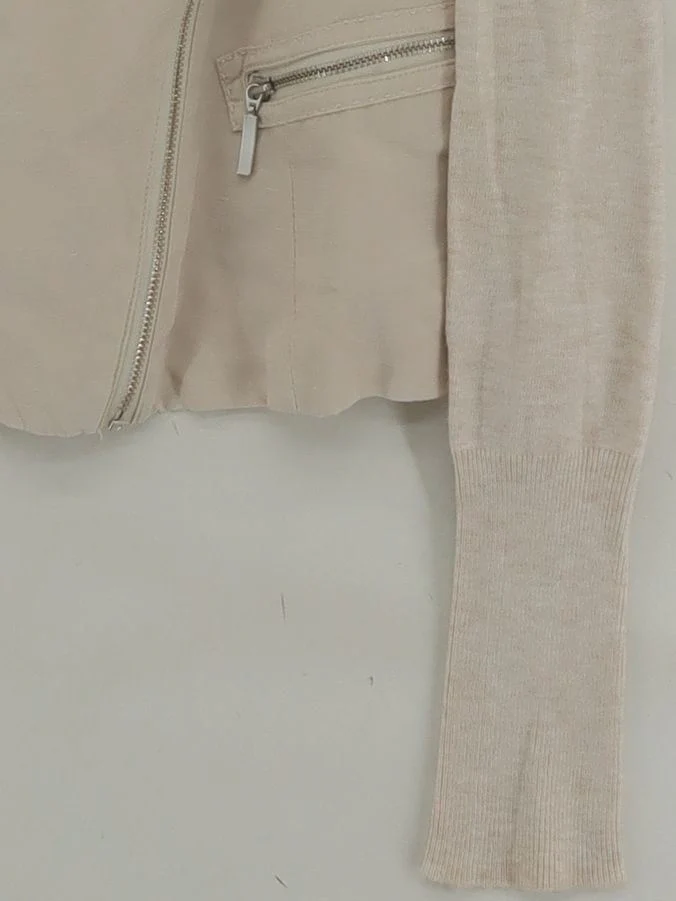 Mint Velvet Motorcycle Jacket jacket cream - Image 4