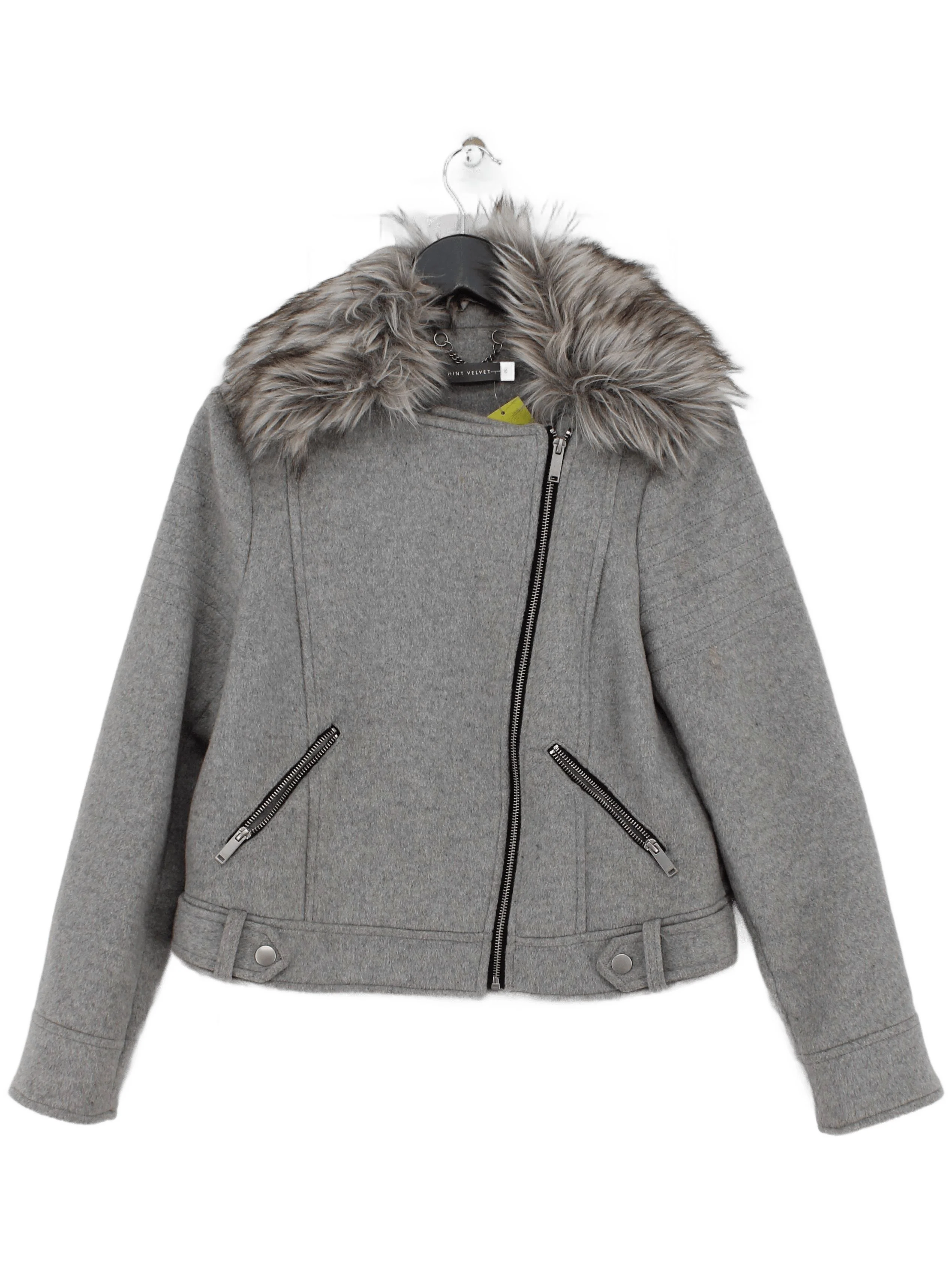 Mint Velvet Motorcycle Jacket jacket grey