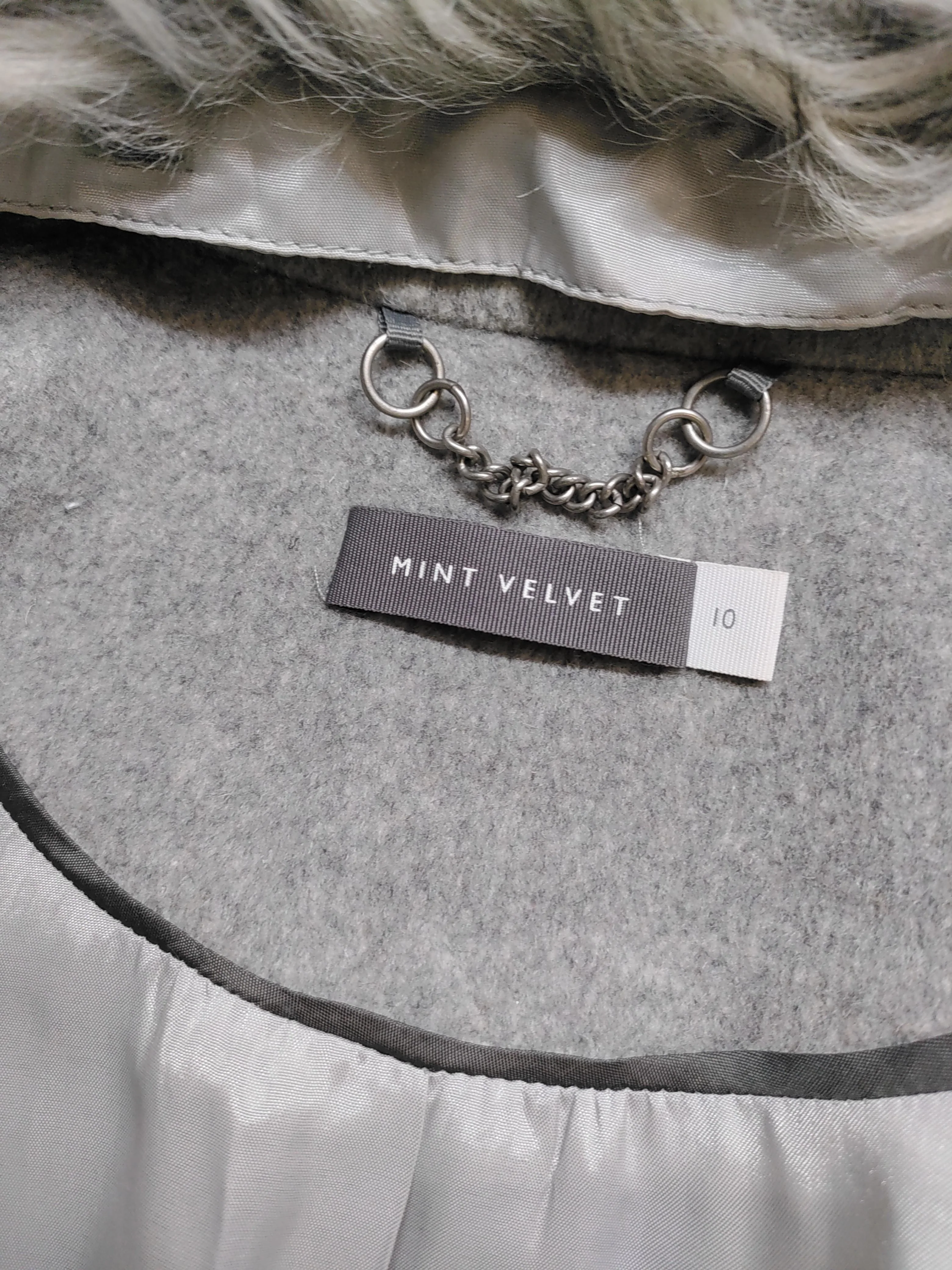 Mint Velvet Motorcycle Jacket jacket grey - Image 6
