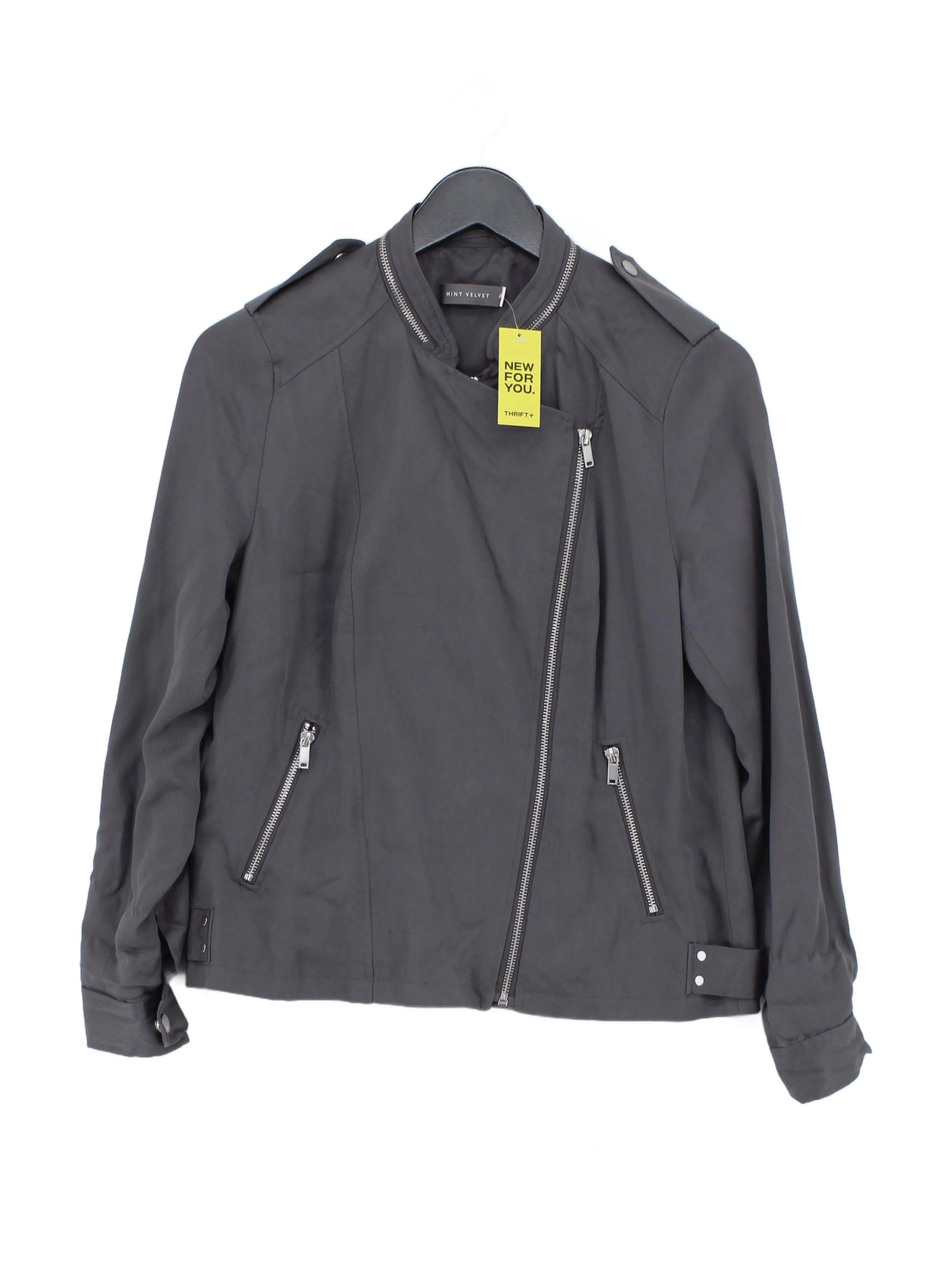 Mint Velvet Motorcycle Jacket jacket grey