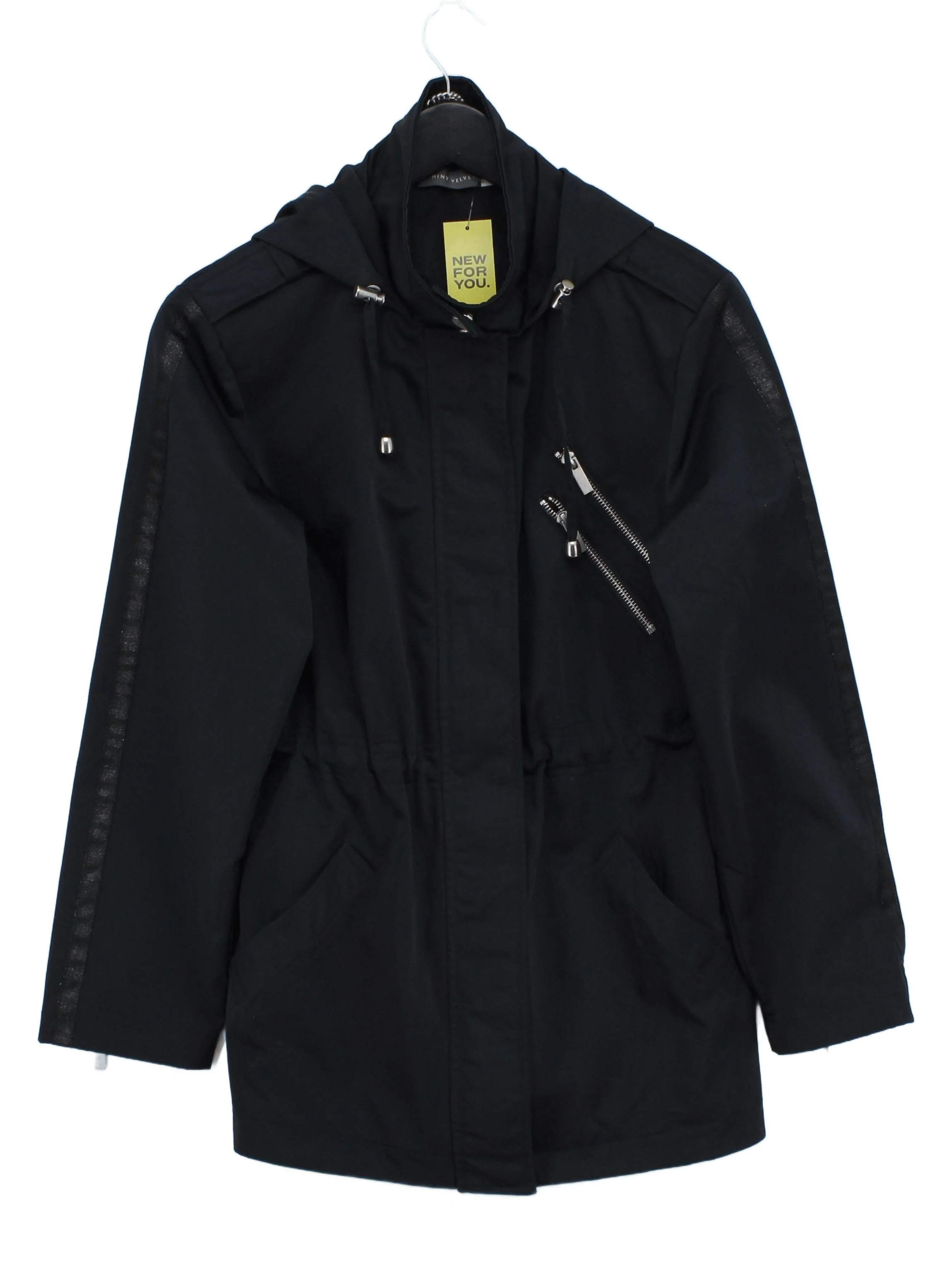 Mint Velvet Parka jacket black