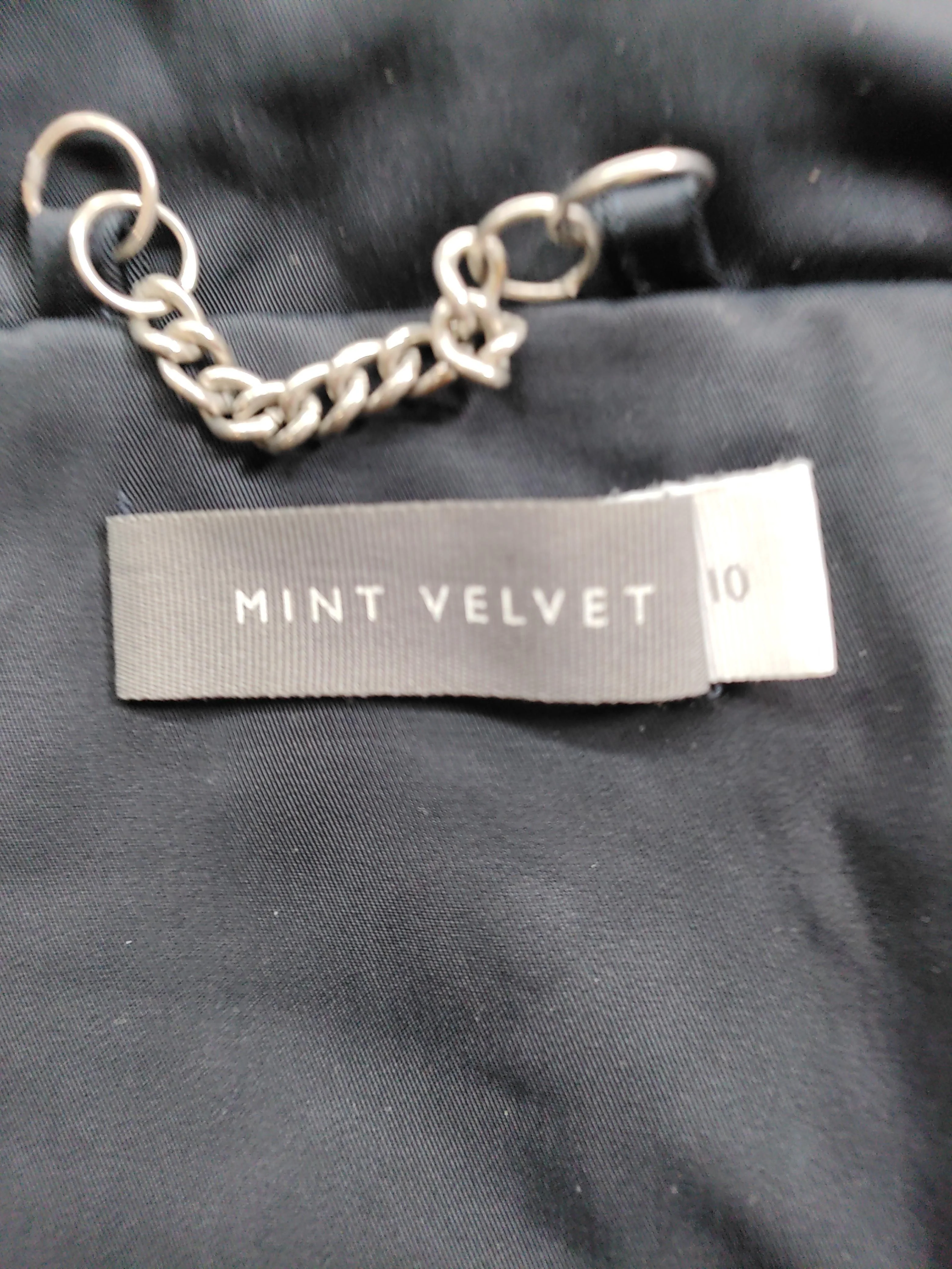 Mint Velvet Parka jacket black - Image 5