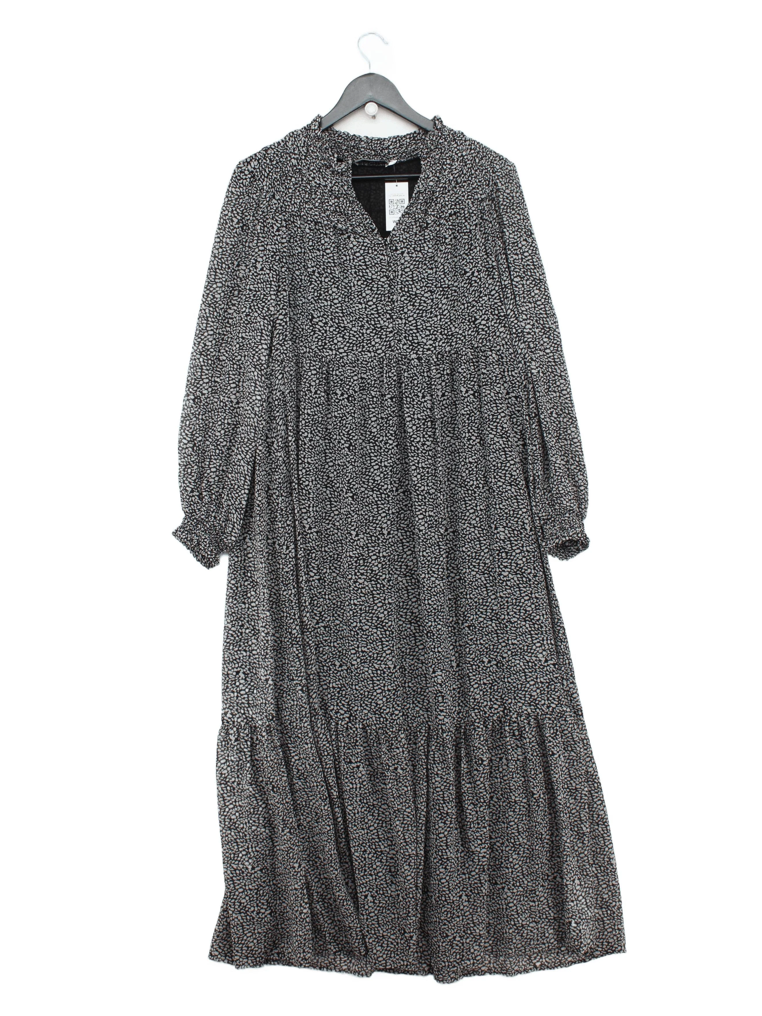 Mint Velvet Shirt Maxi Dress UK14 in Black