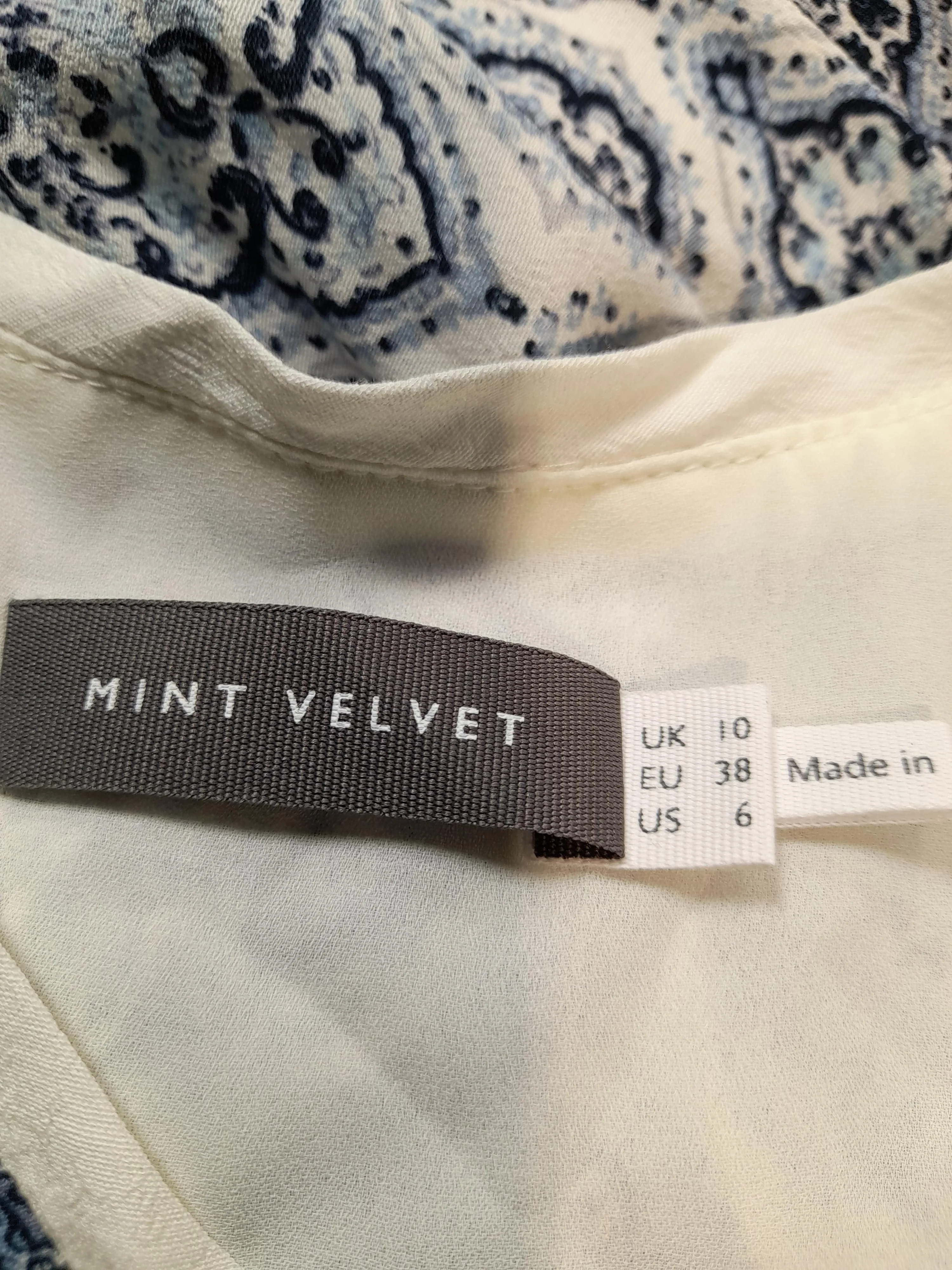 Mint Velvet Shirt Midi Dress UK10 in White - Image 5