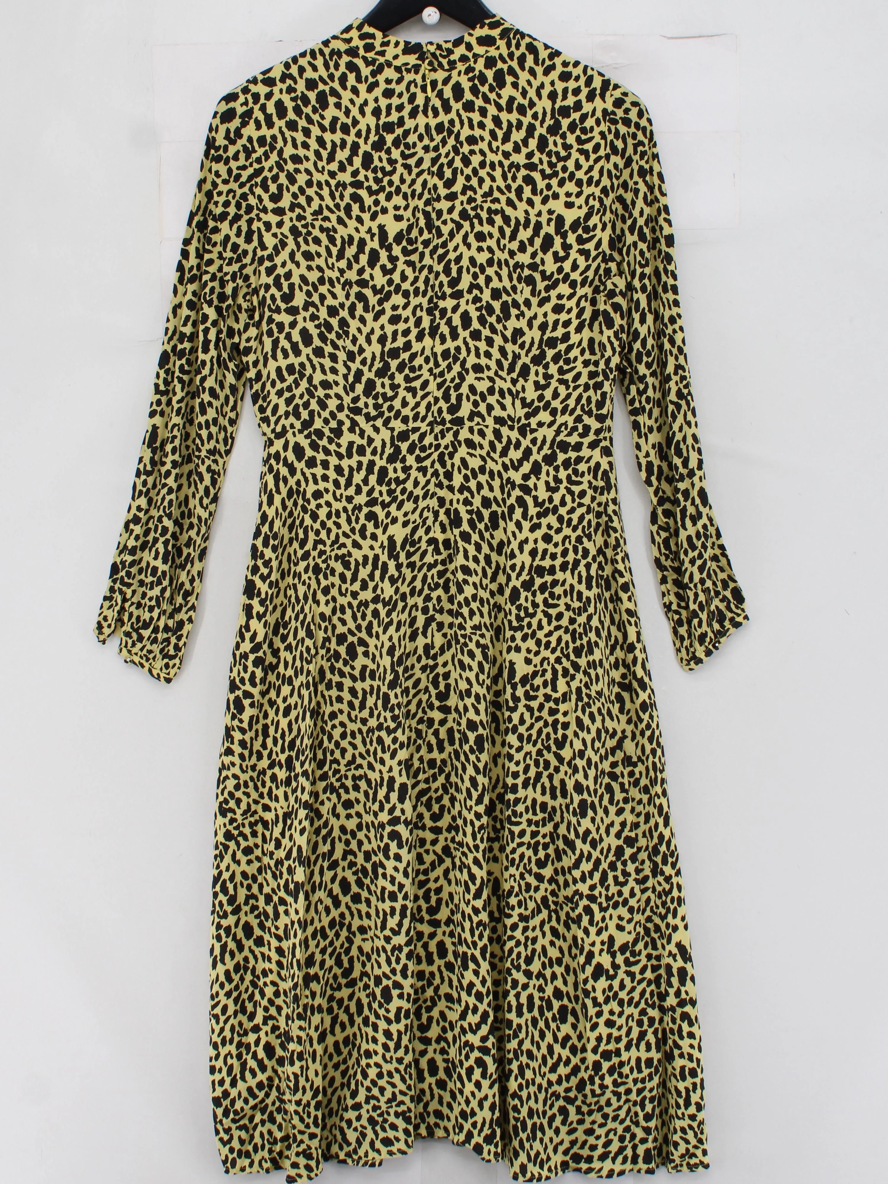 Mint Velvet Shirt Midi Dress UK10 in Yellow - Image 2