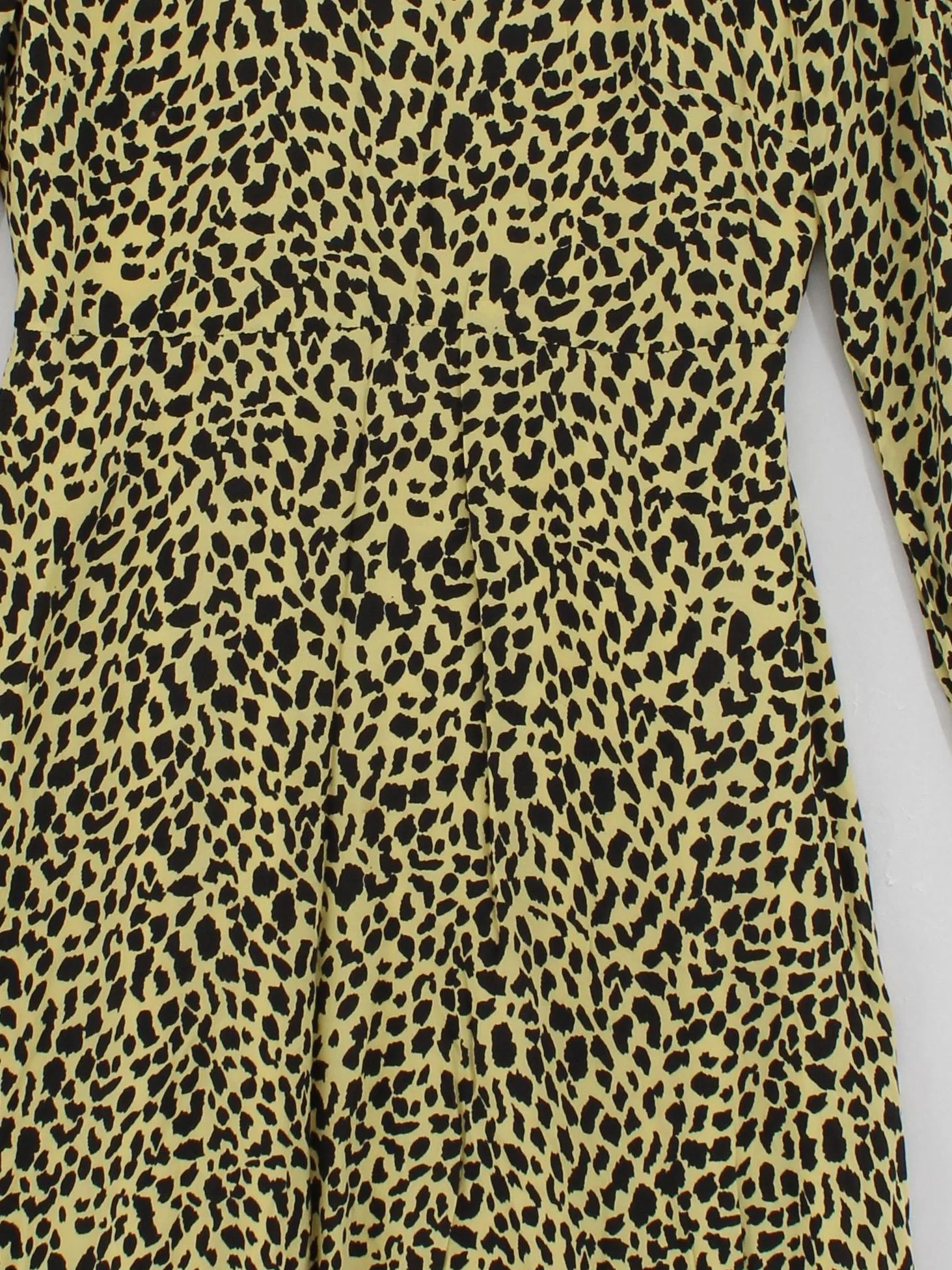 Mint Velvet Shirt Midi Dress UK10 in Yellow - Image 3