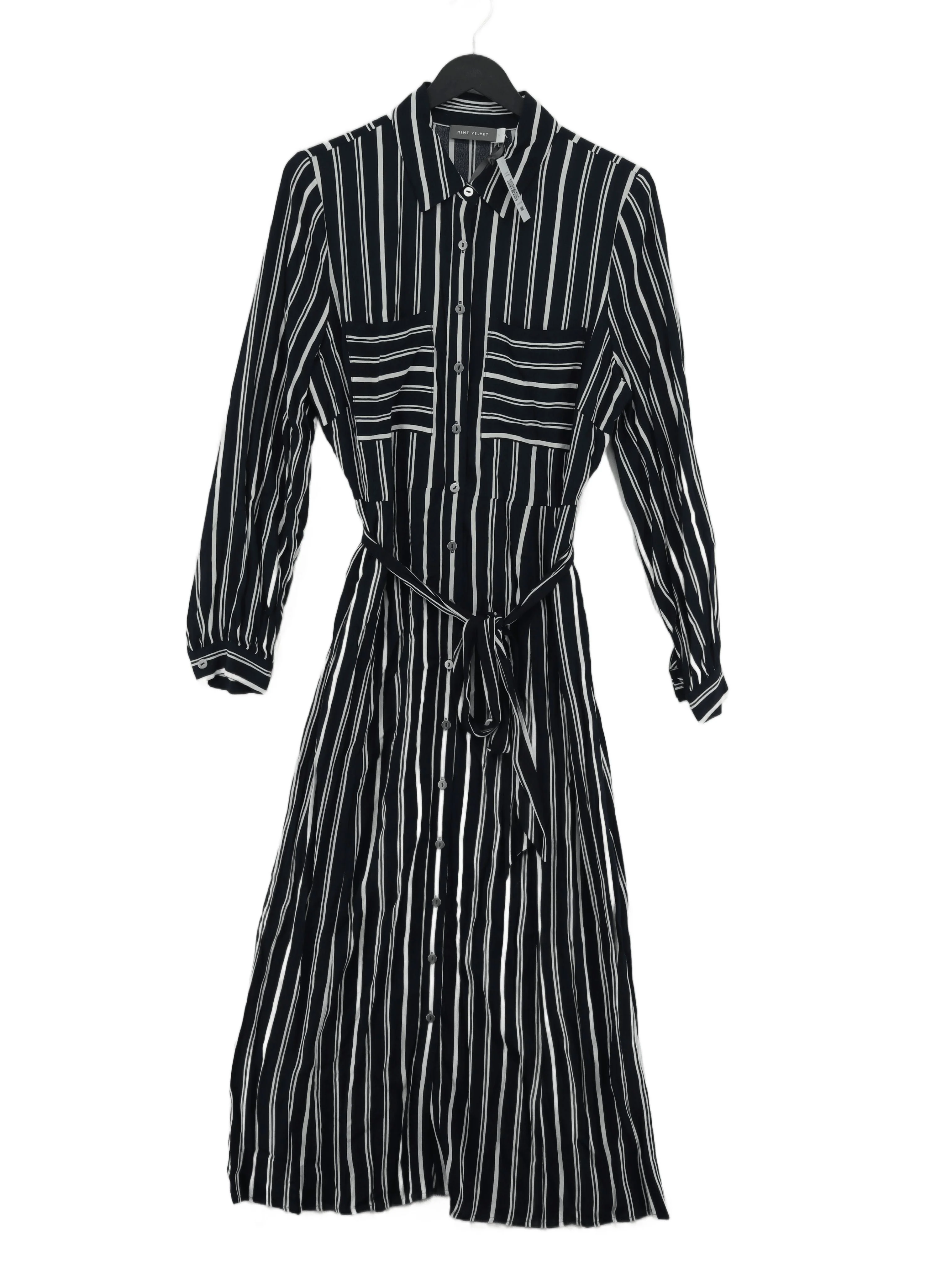 Mint Velvet Shirt Midi Dress UK12 in Blue