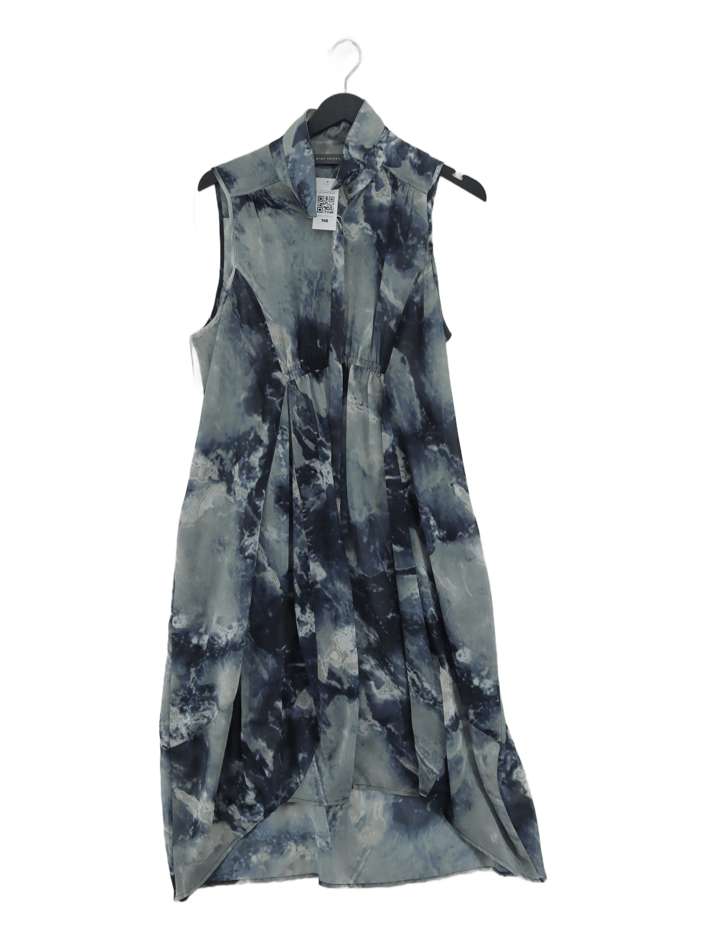 Mint Velvet Shirt Midi Dress UK14 in Multi