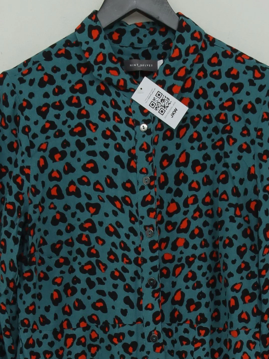 Mint Velvet Shirt Midi Dress UK14 in Multi - Image 3