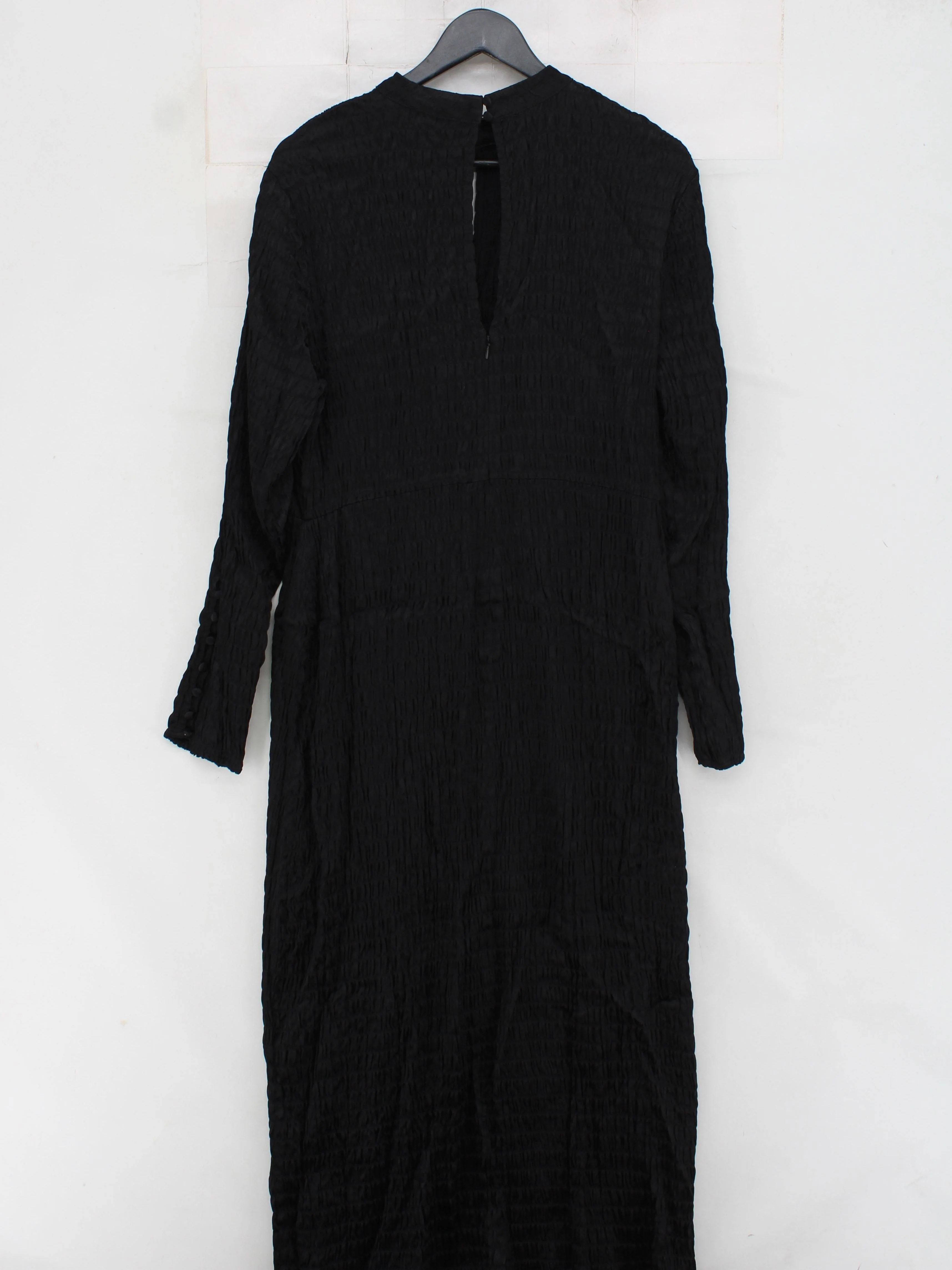 Mint Velvet Shirt Midi Dress UK18 in Black - Image 2