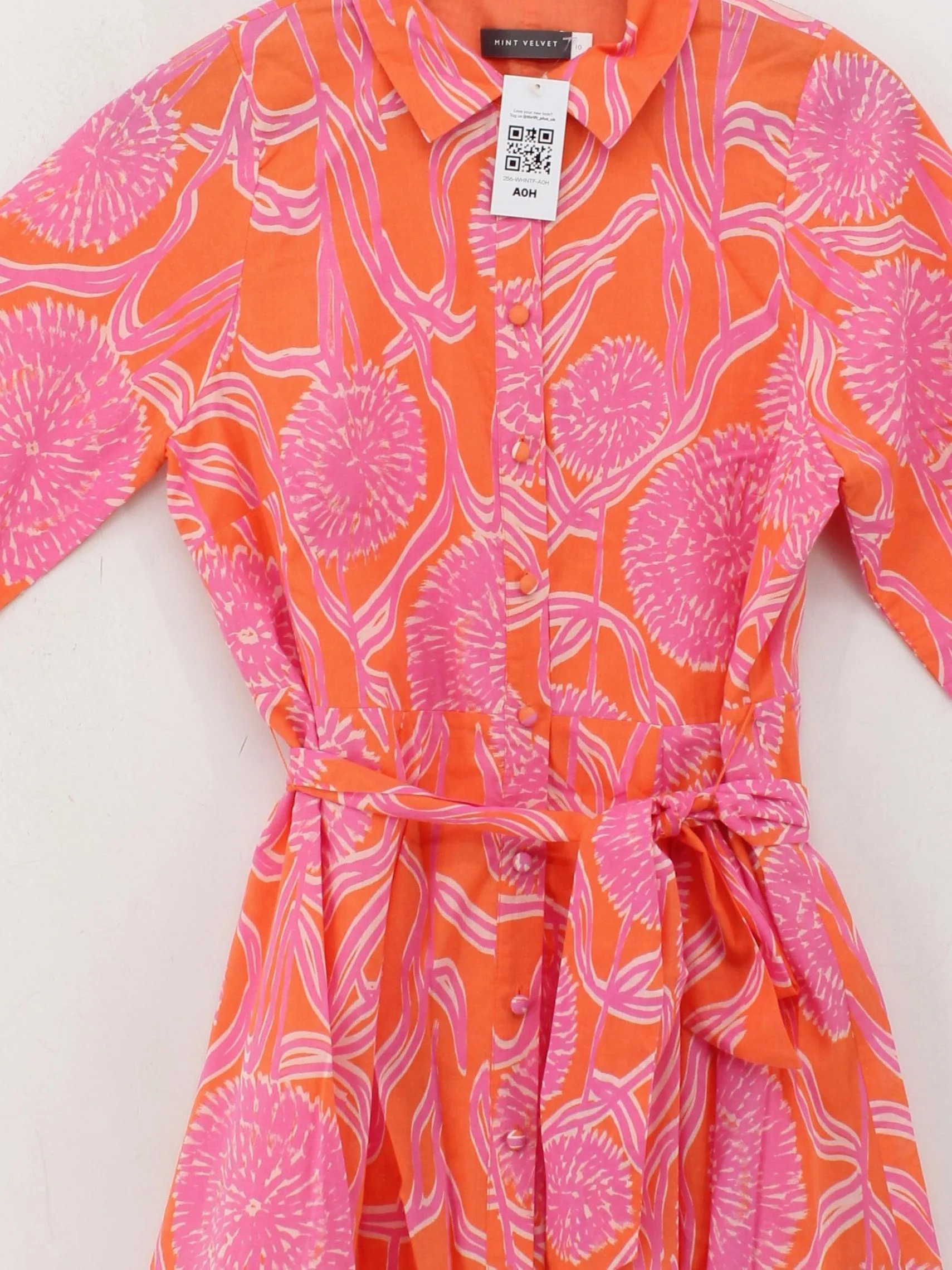 Mint Velvet Shirt Mini Dress UK10 in Multi - Image 3