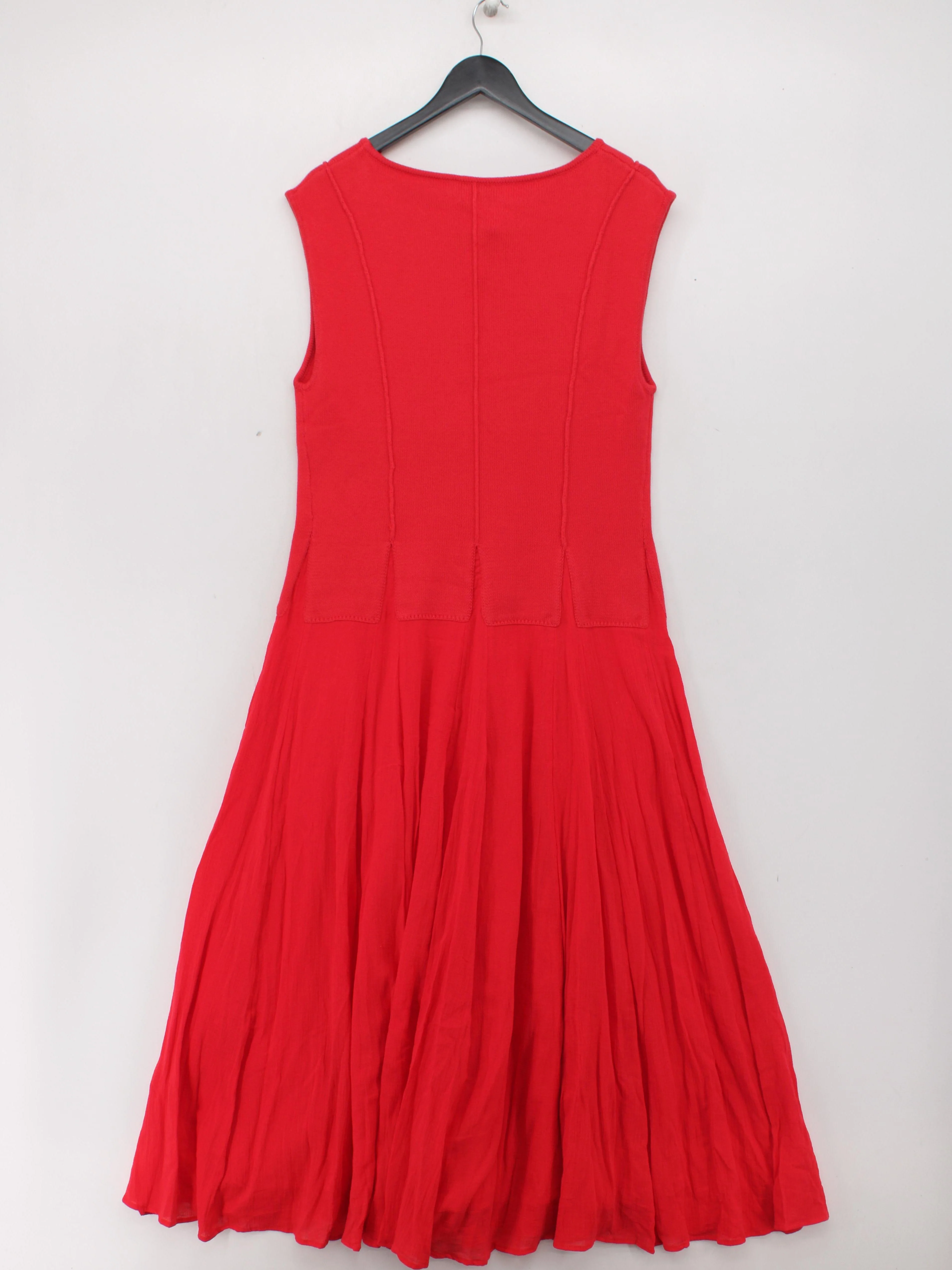 Mint Velvet Skater Midi Dress L in Red - Image 2