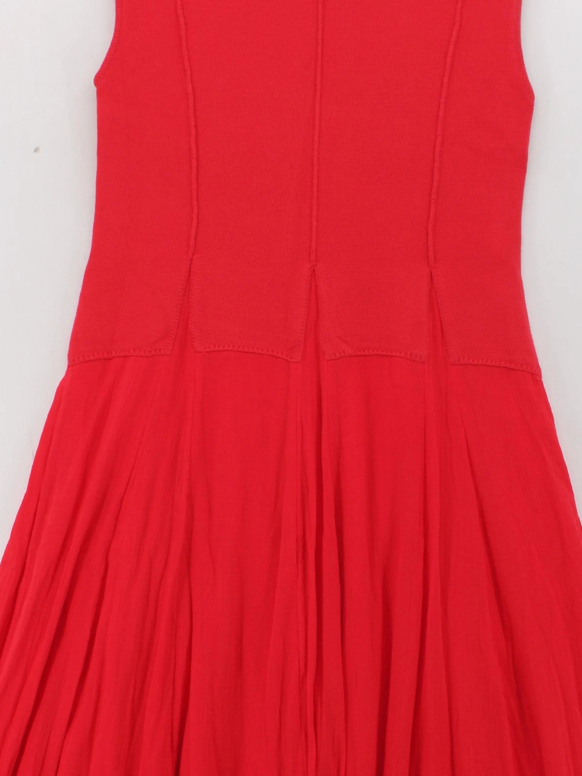 Mint Velvet Skater Midi Dress L in Red - Image 3