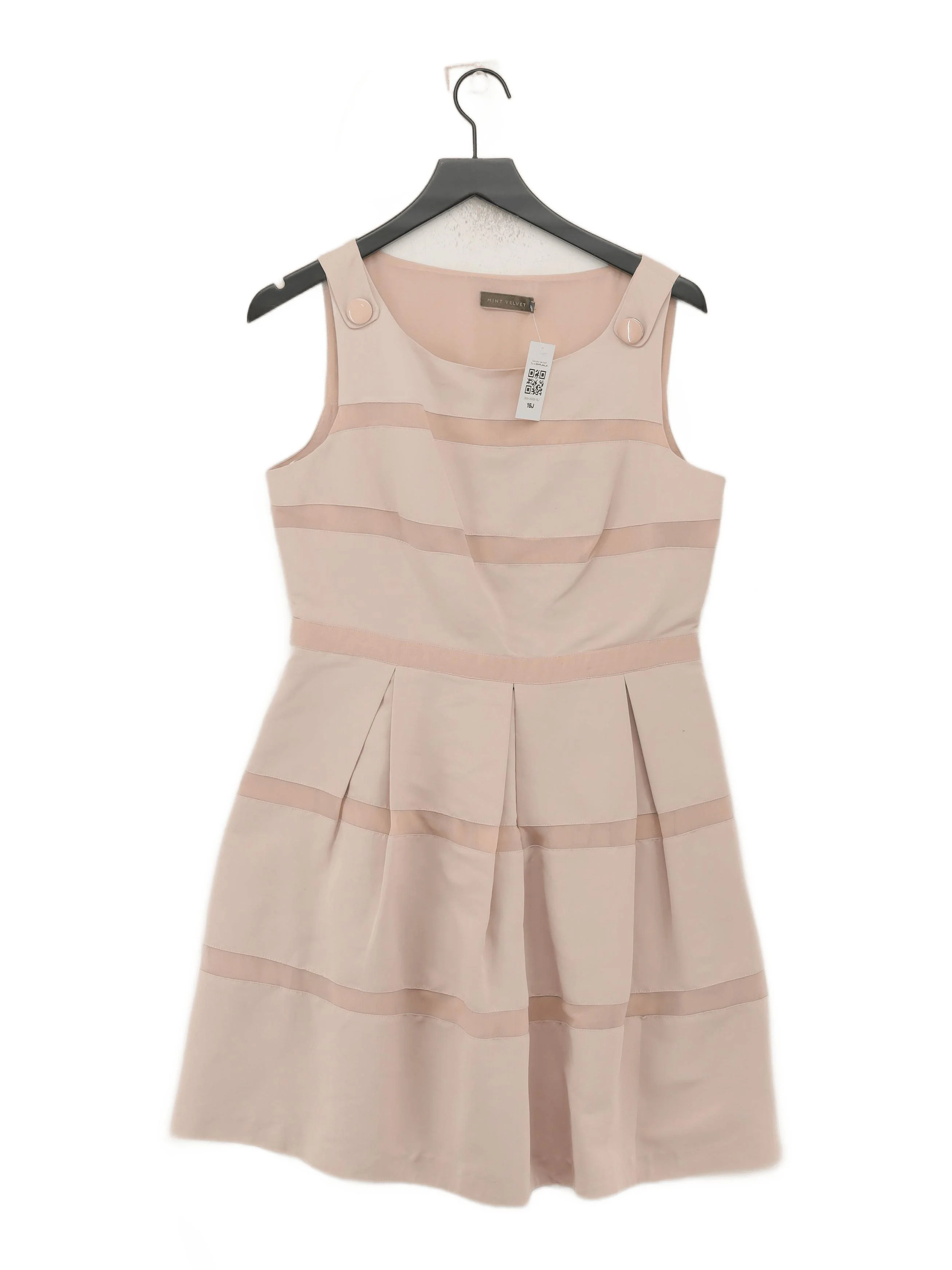 Mint Velvet Skater Mini Dress UK14 in Pink