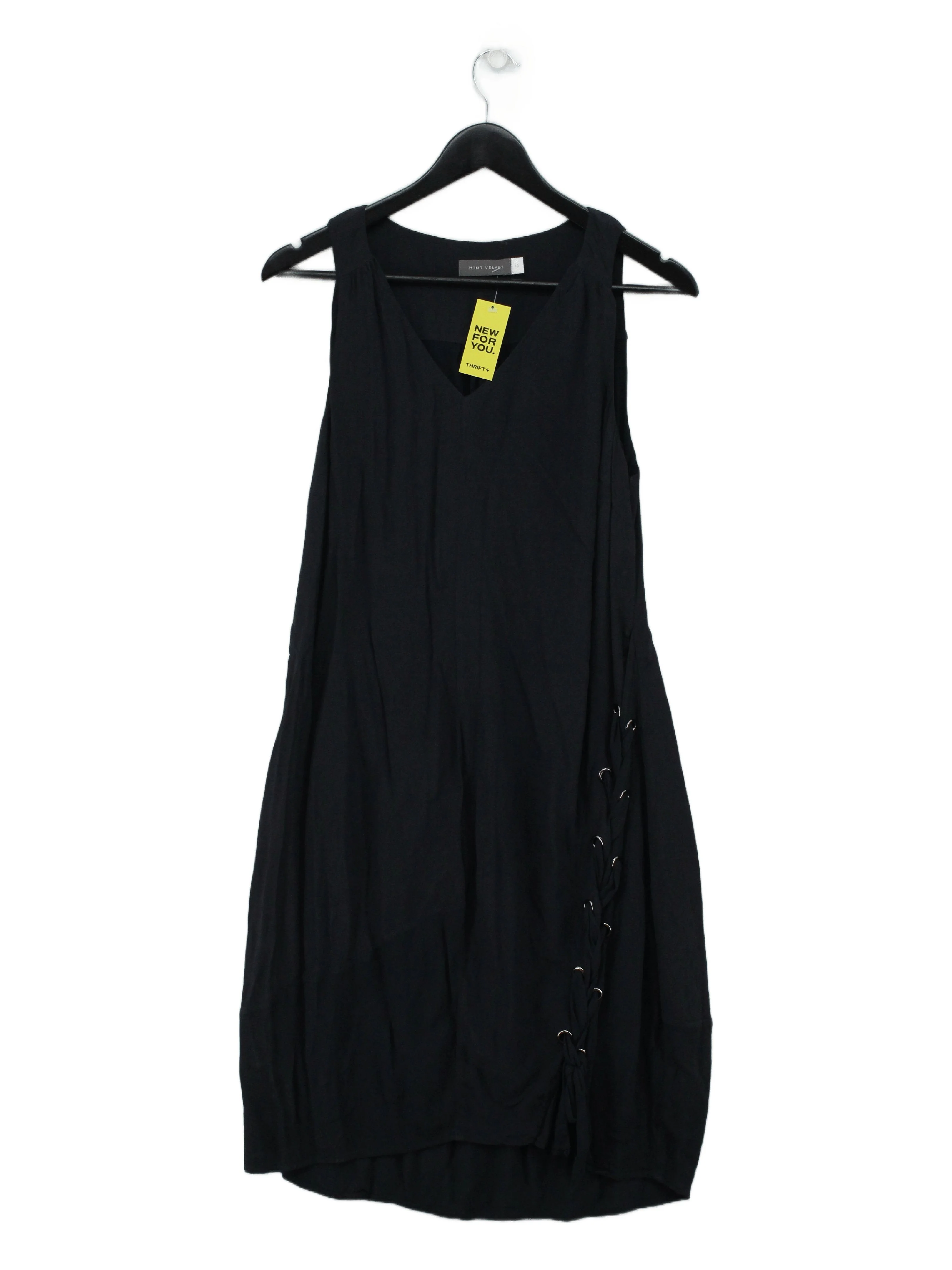 Mint Velvet T-Shirt Mini Dress UK10 in Black
