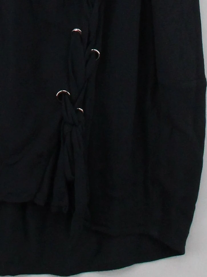 Mint Velvet T-Shirt Mini Dress UK10 in Black - Image 4