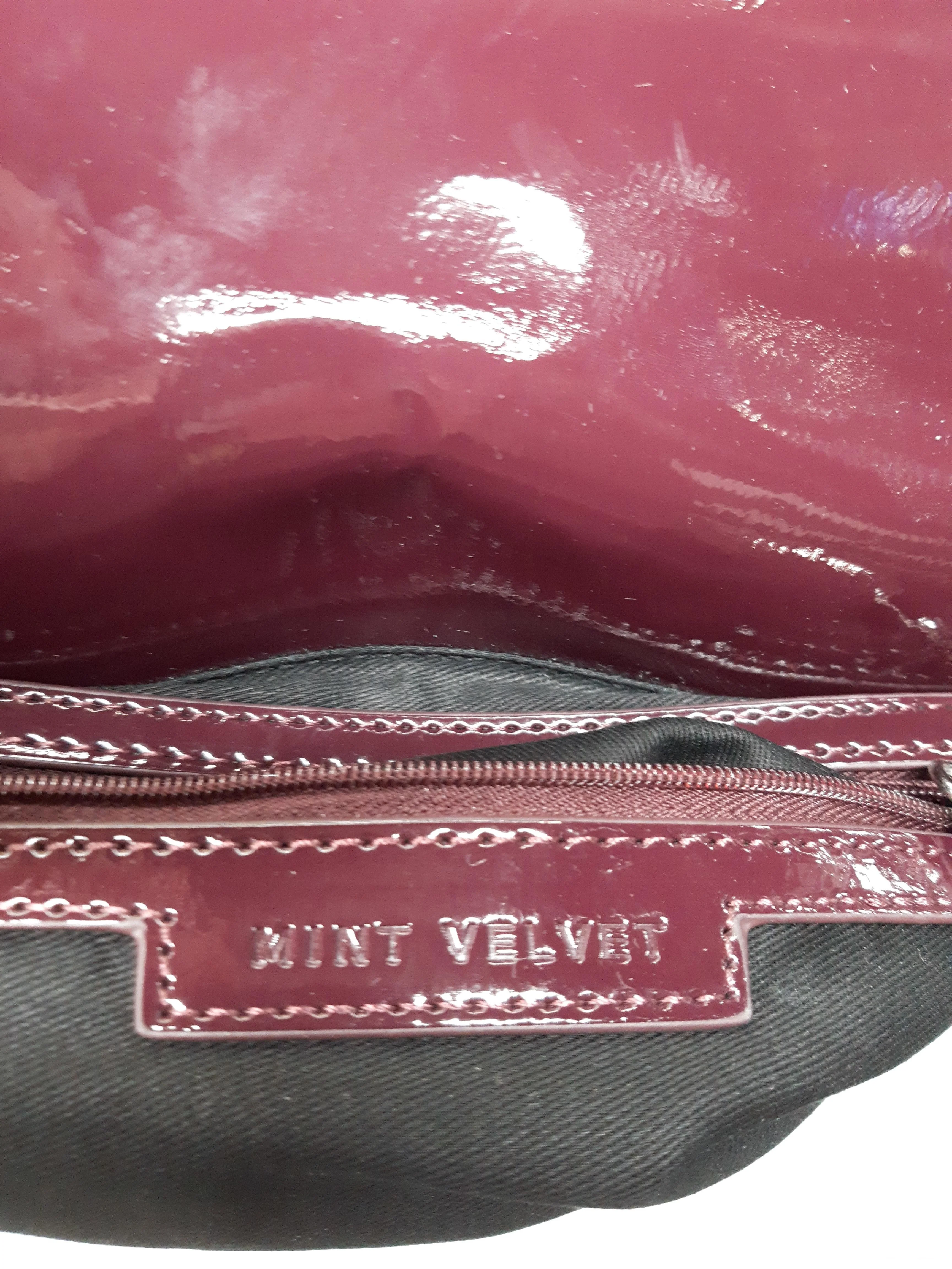 Mint Velvet Women's Bag Red Polyester with Cotton, Other Clutch - Image 6