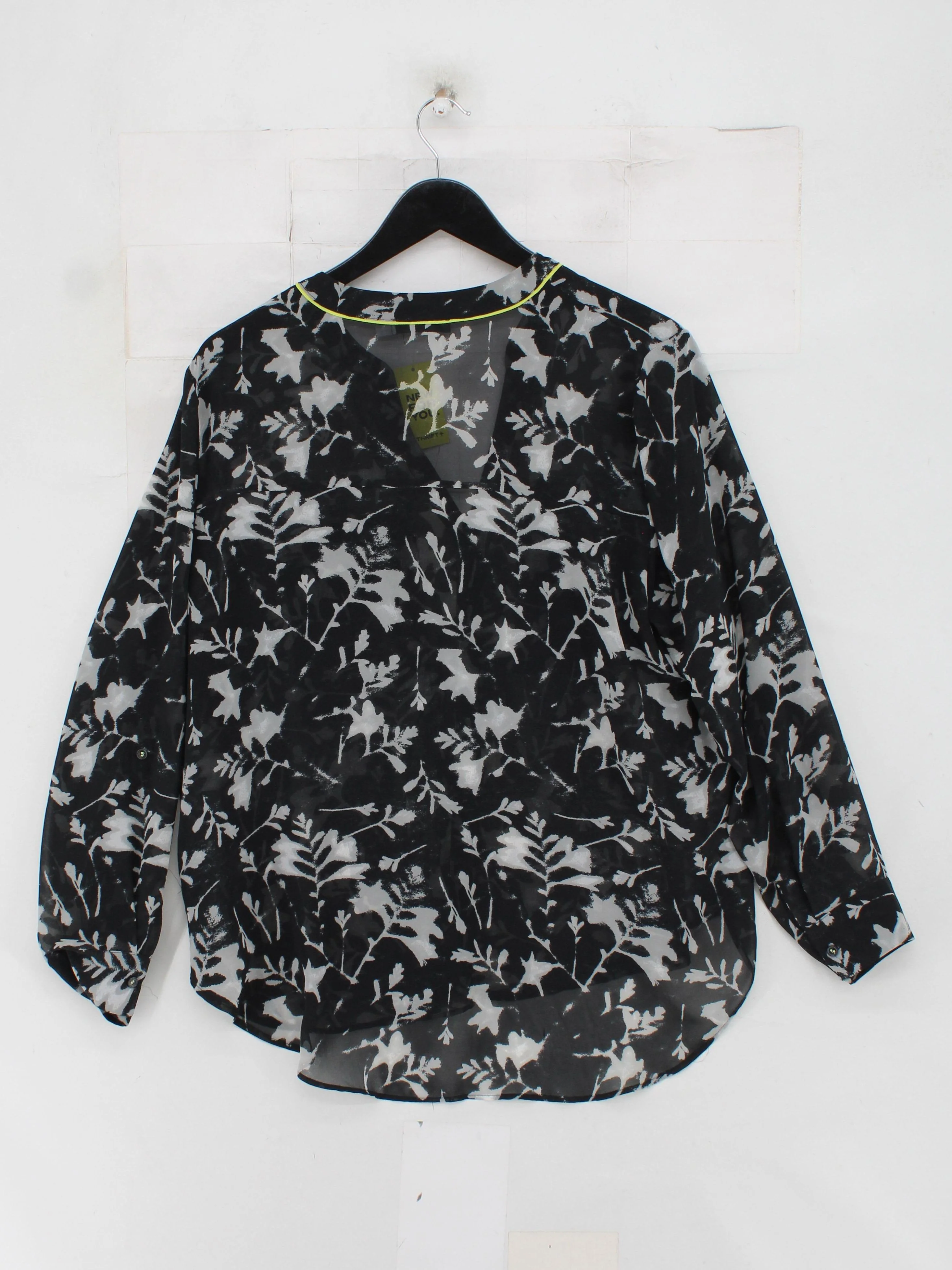 Mint Velvet Women's Blouse L Black 100% Polyester Basic - Image 2