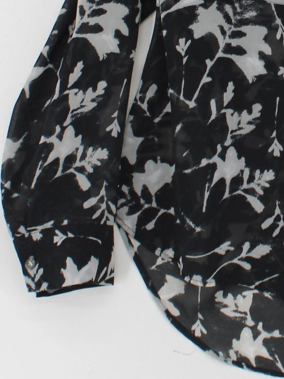 Mint Velvet Women's Blouse L Black 100% Polyester Basic - Image 4