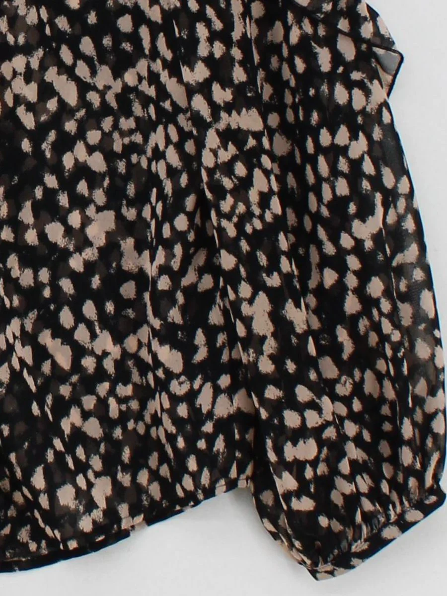 Mint Velvet Women's Blouse L Multi 100% Other Long Sleeve V-Neck Basic - Image 4