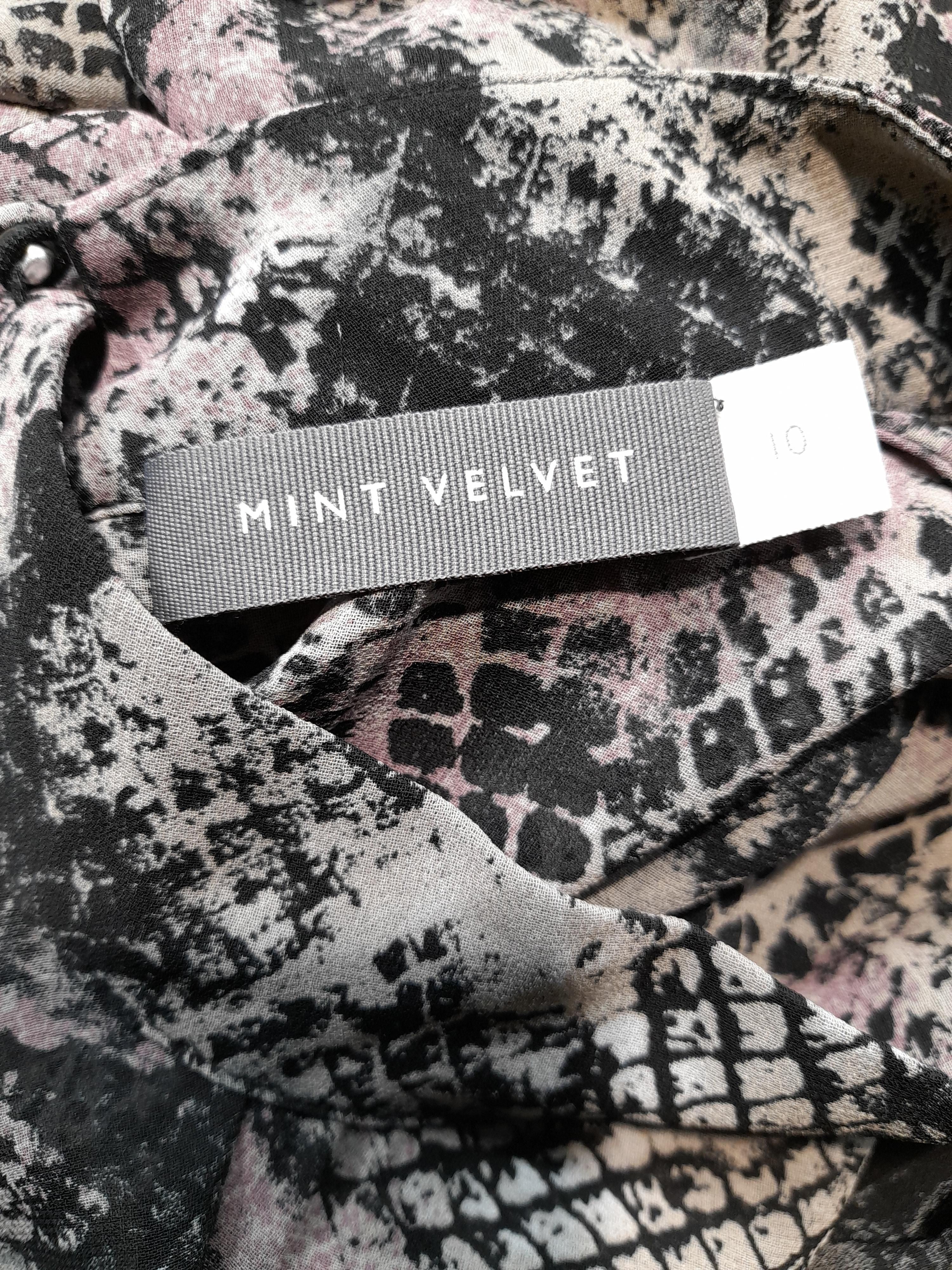 Mint Velvet Women's Blouse UK 10 Black Polyester with Elastane Basic - Image 5