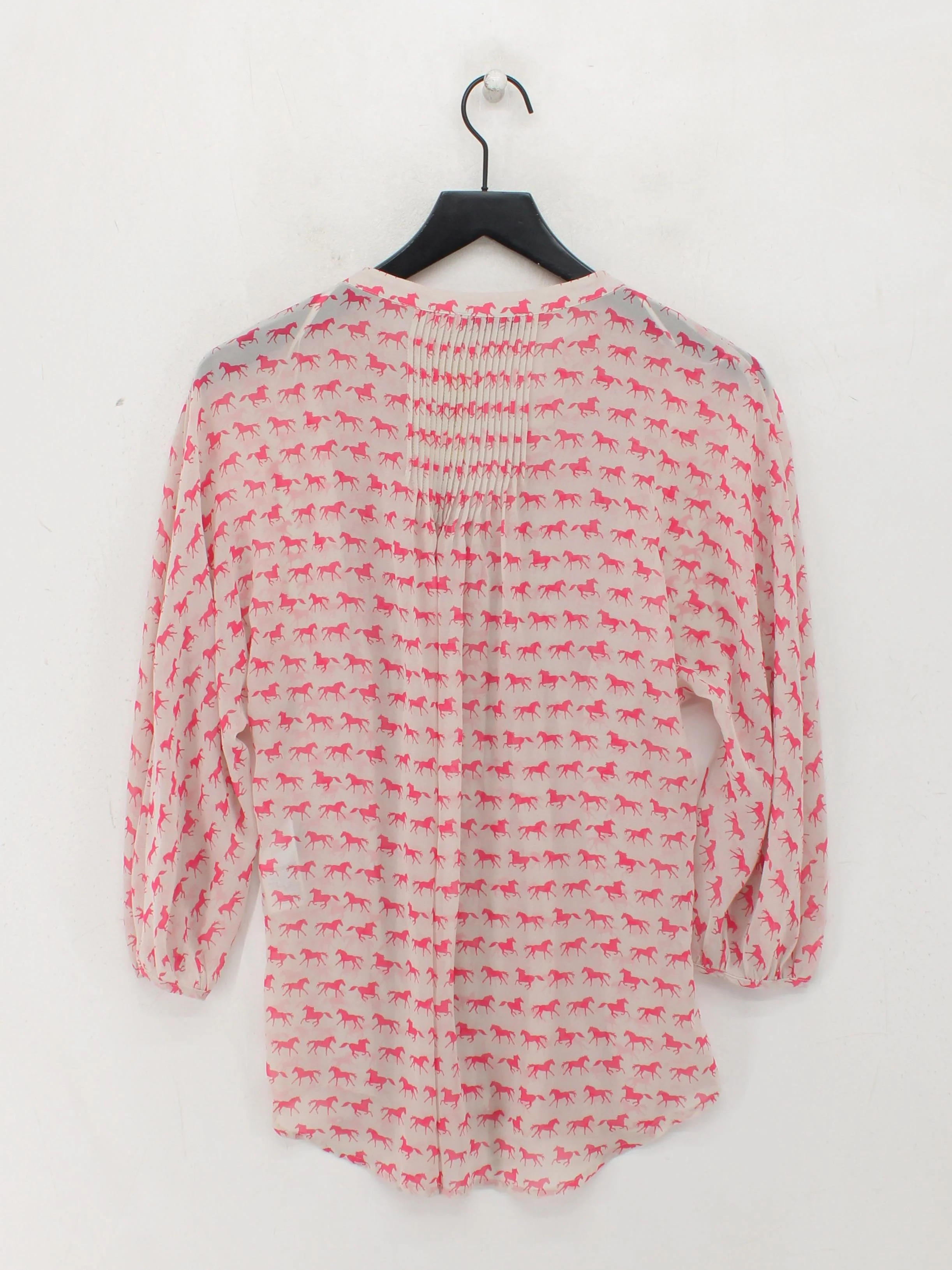 Mint Velvet Women's Blouse UK 12 Cream 100% Polyester Basic - Image 2