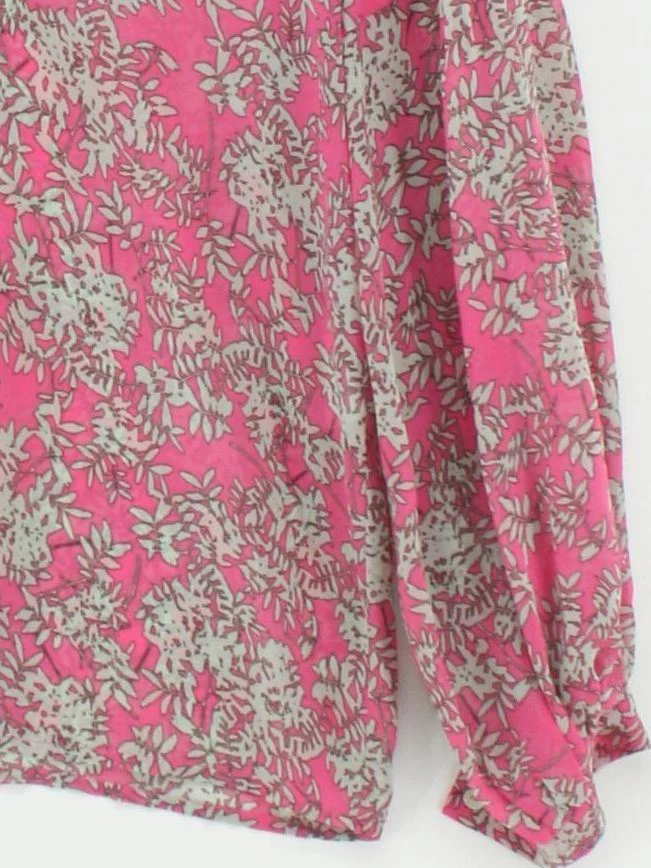 Mint Velvet Women's Blouse UK 12 Pink 100% Polyester Basic - Image 4