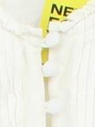 Mint Velvet Women's Blouse UK 12 White 100% Other 3/4 Sleeve Collared Basic - Image 4