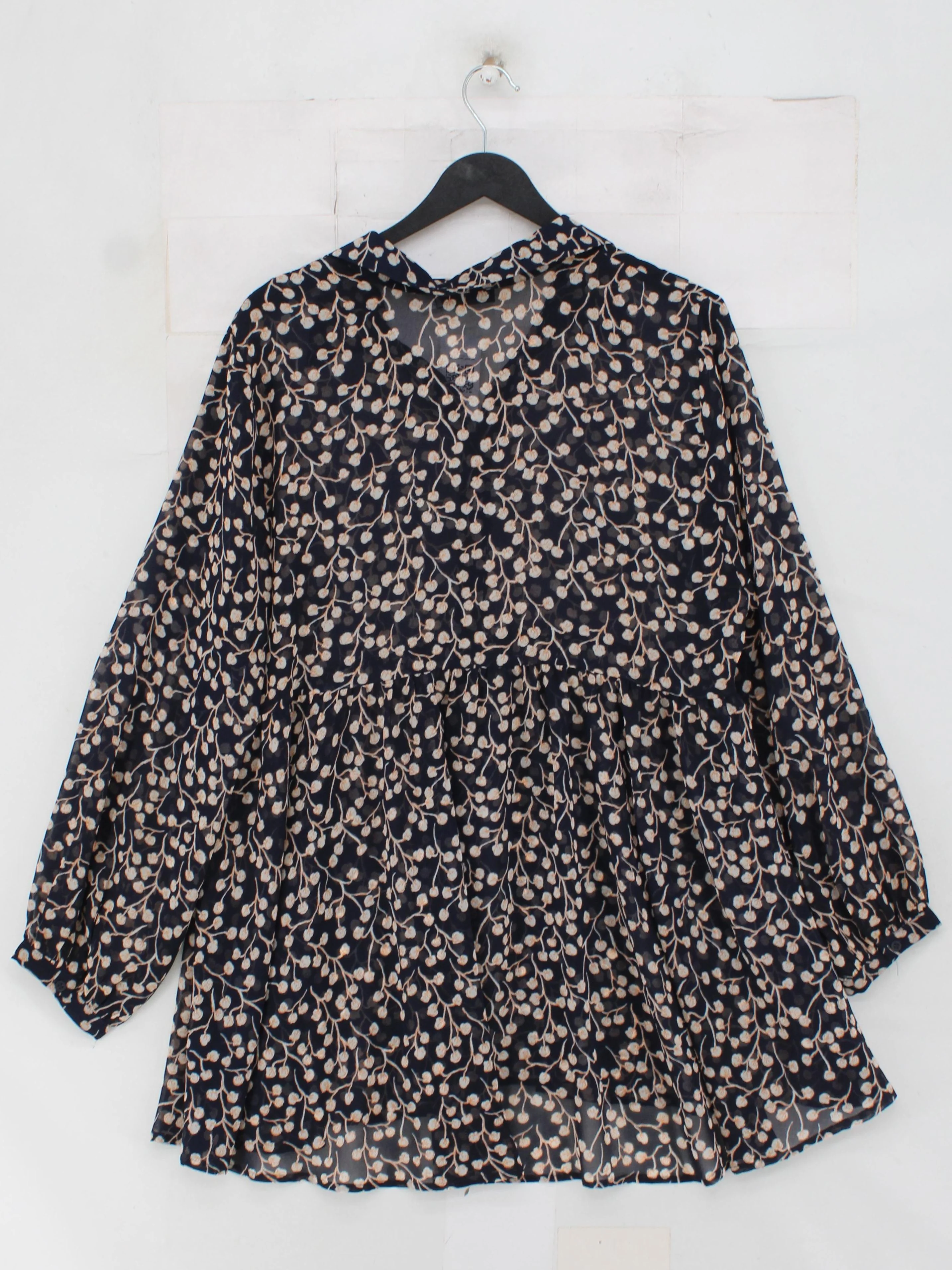 Mint Velvet Women's Blouse UK 16 Blue 100% Other Basic - Image 2