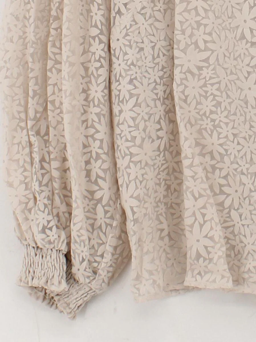 Mint Velvet Women's Blouse UK 18 Cream Viscose with Polyamide Basic - Image 4