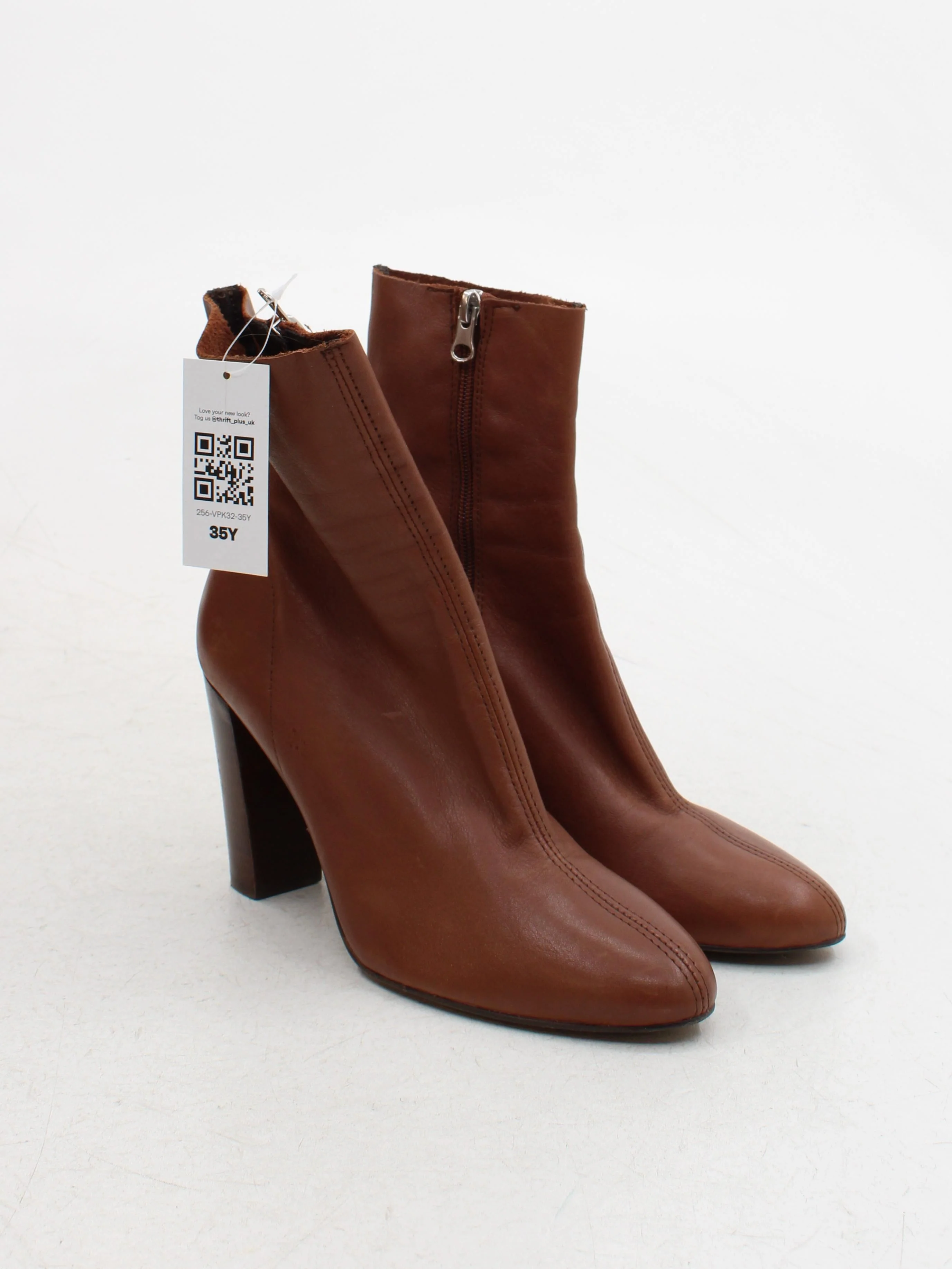 Mint Velvet Women's Boots UK 7 Brown 100% Leather Combat - Image 4